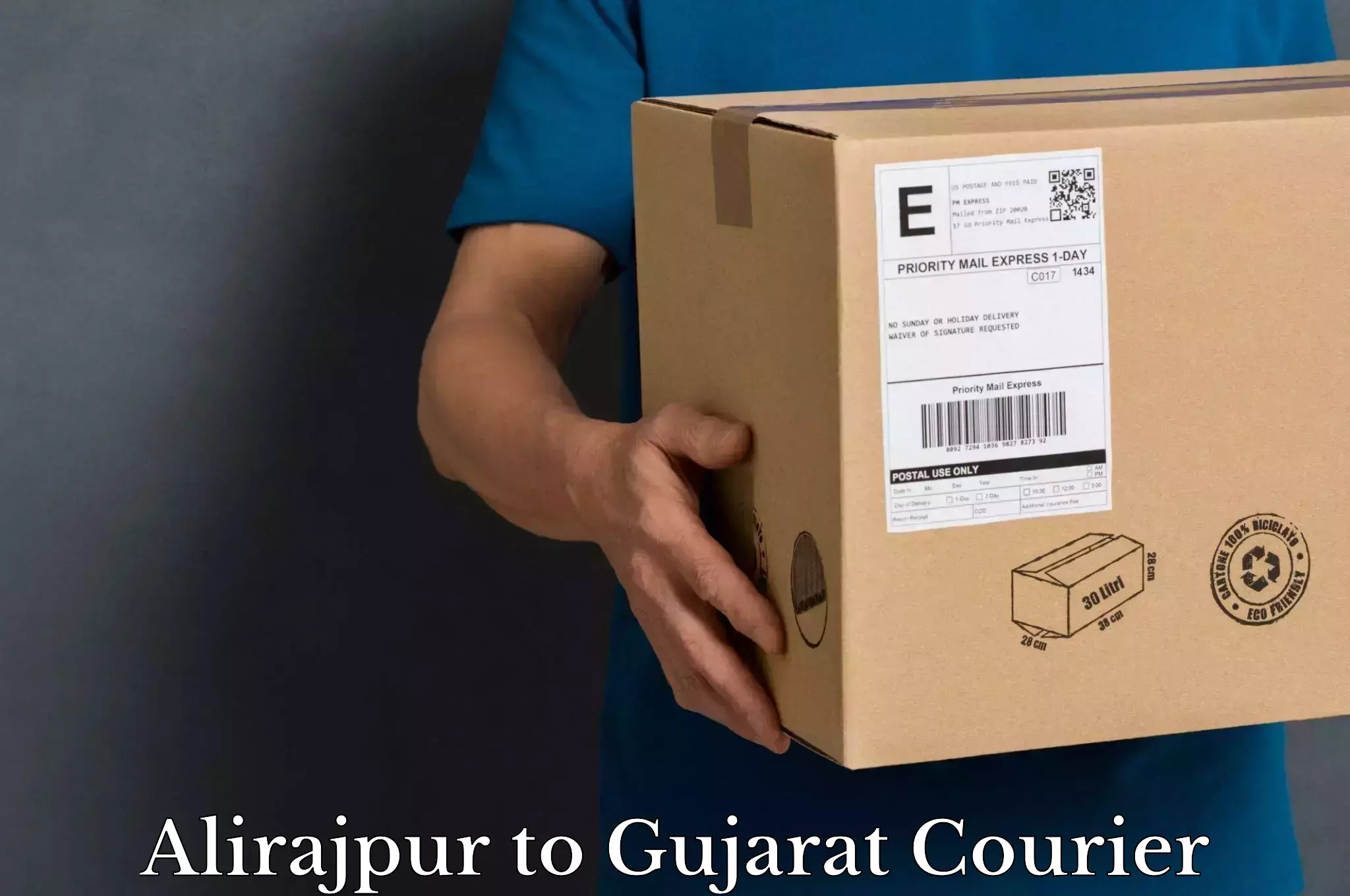 Dynamic courier operations Alirajpur to Limkheda