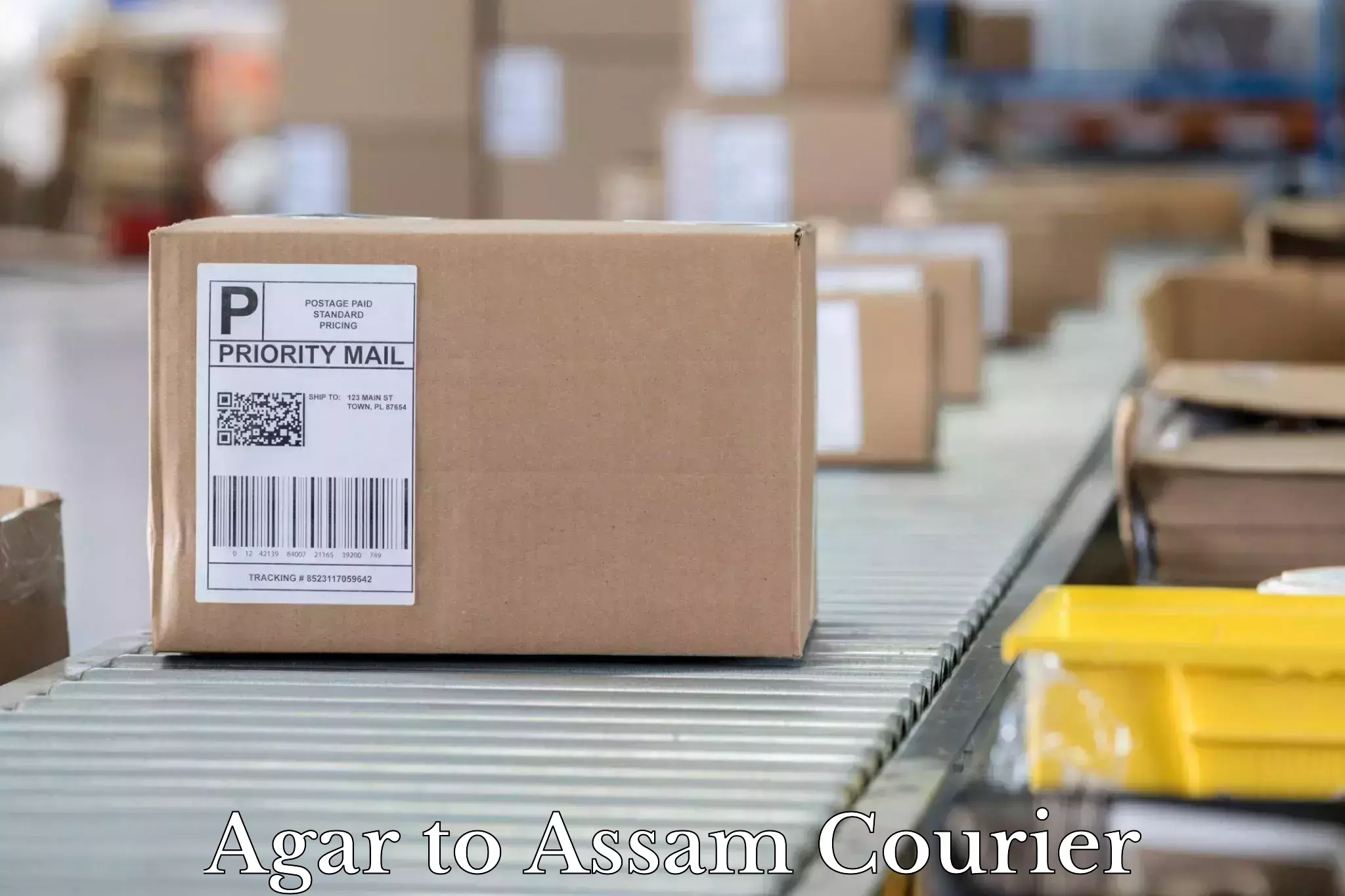 Comprehensive parcel tracking Agar to Rupai Siding