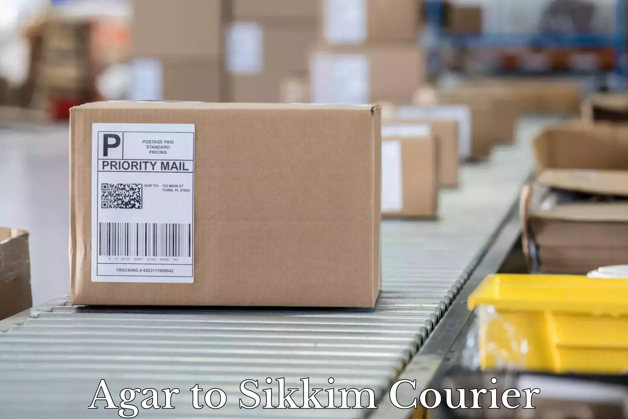 Express package handling Agar to Singtam