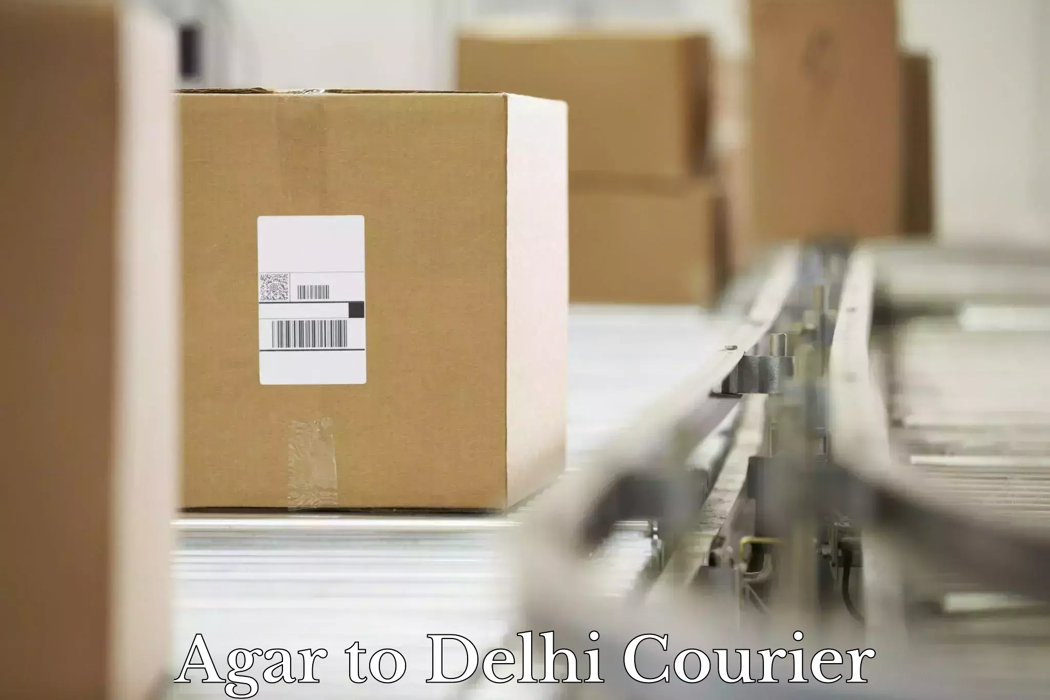 State-of-the-art courier technology Agar to Naraina Industrial Estate