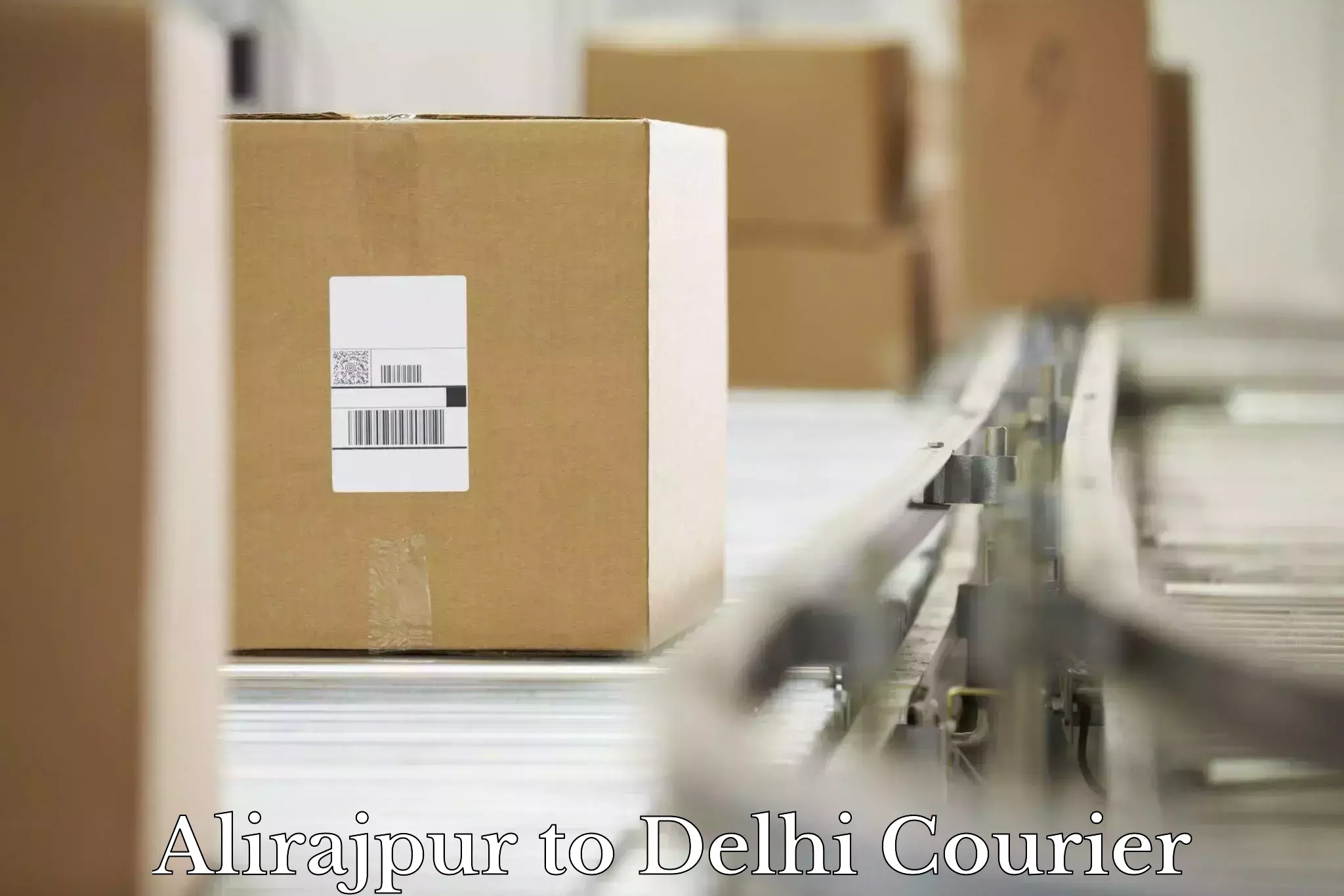 Custom courier strategies Alirajpur to IIT Delhi