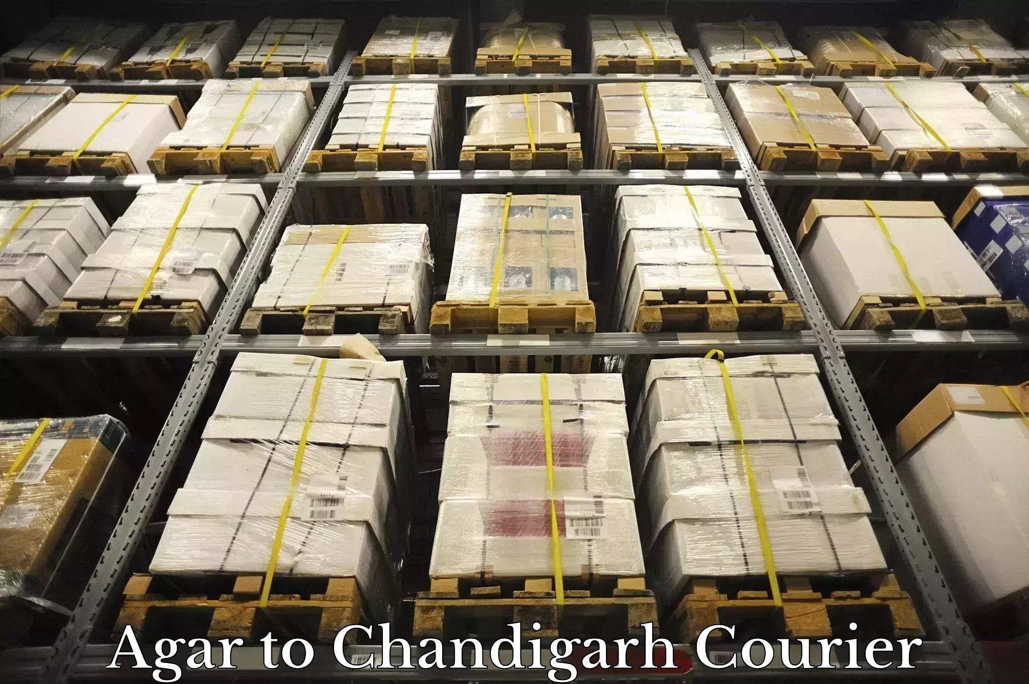 Discount courier rates Agar to Chandigarh