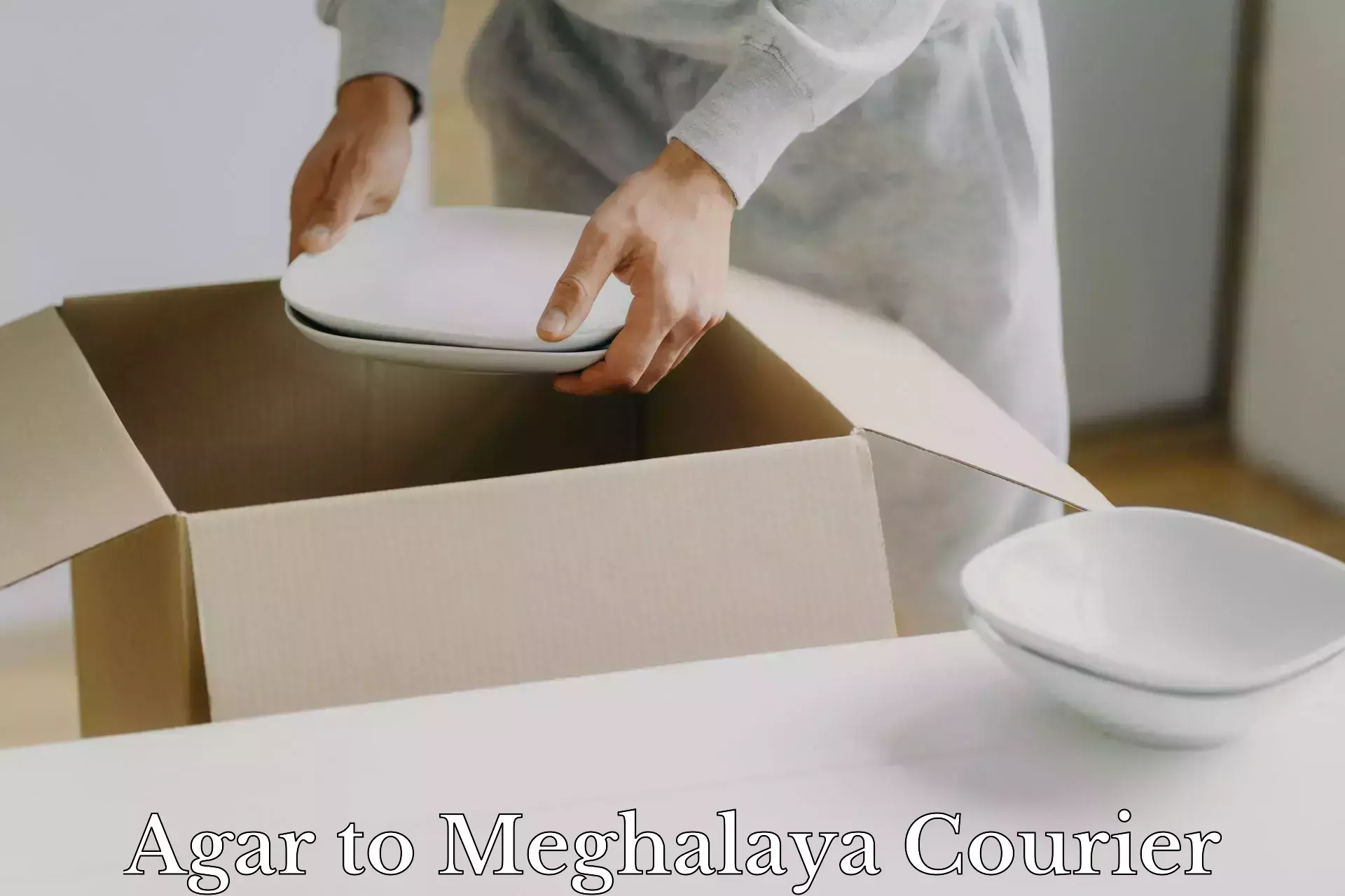 On-time shipping guarantee Agar to NIT Meghalaya