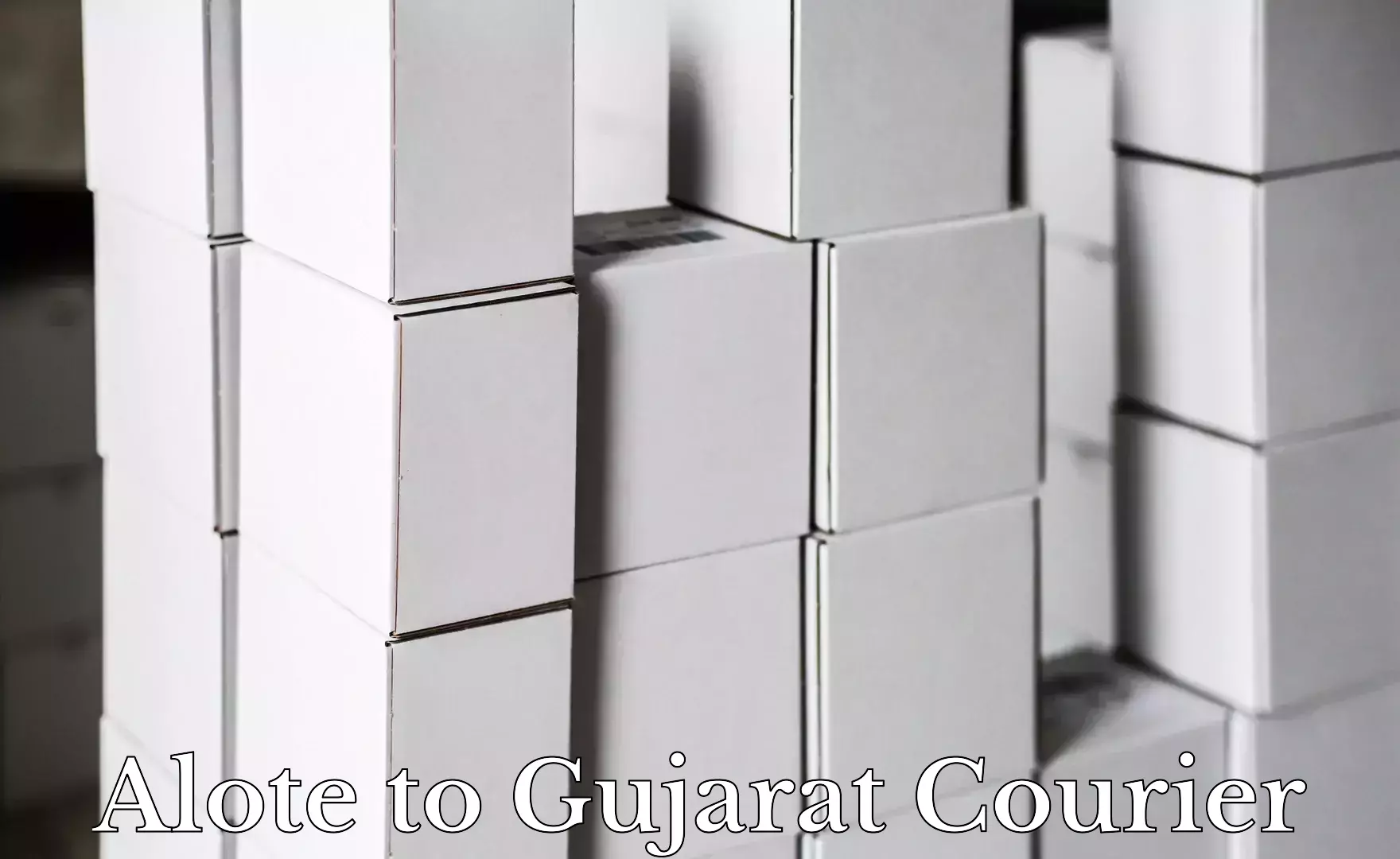 Courier service efficiency Alote to Patan Gujarat