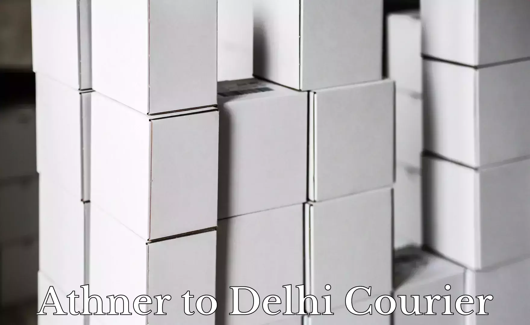 Courier service innovation Athner to Jawaharlal Nehru University New Delhi