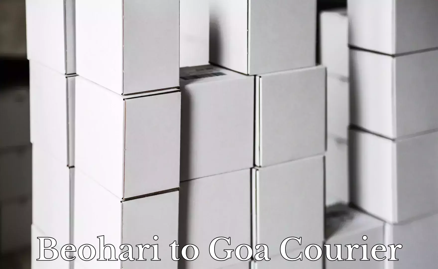 On-call courier service Beohari to Goa