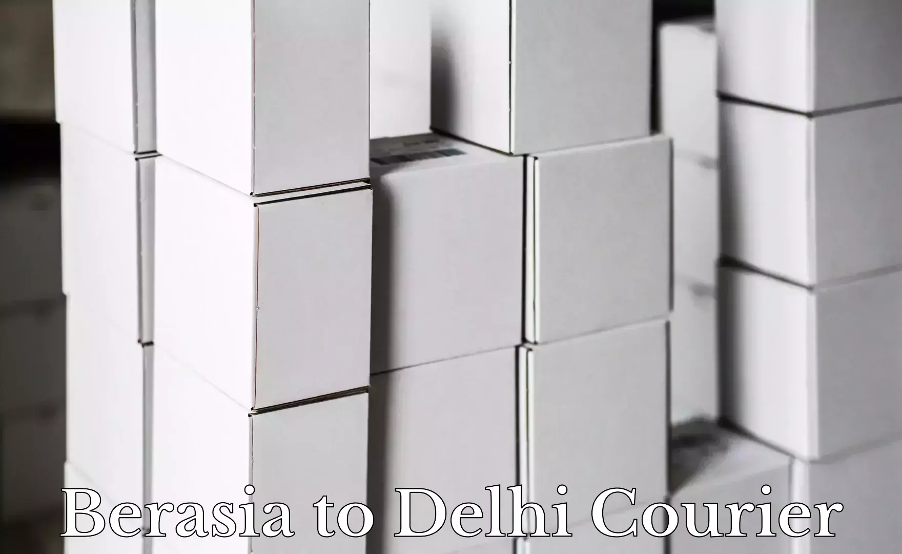 Courier service booking Berasia to Guru Gobind Singh Indraprastha University New Delhi