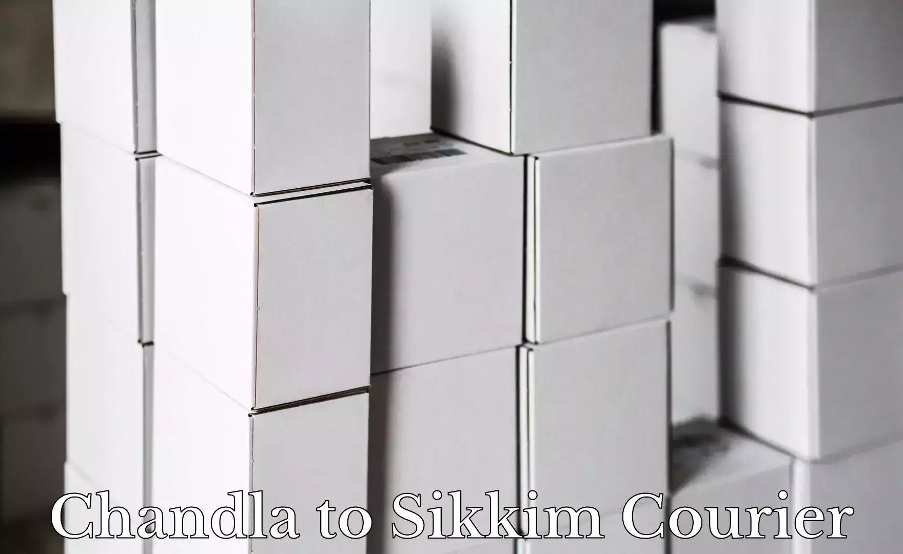 International courier networks Chandla to Sikkim