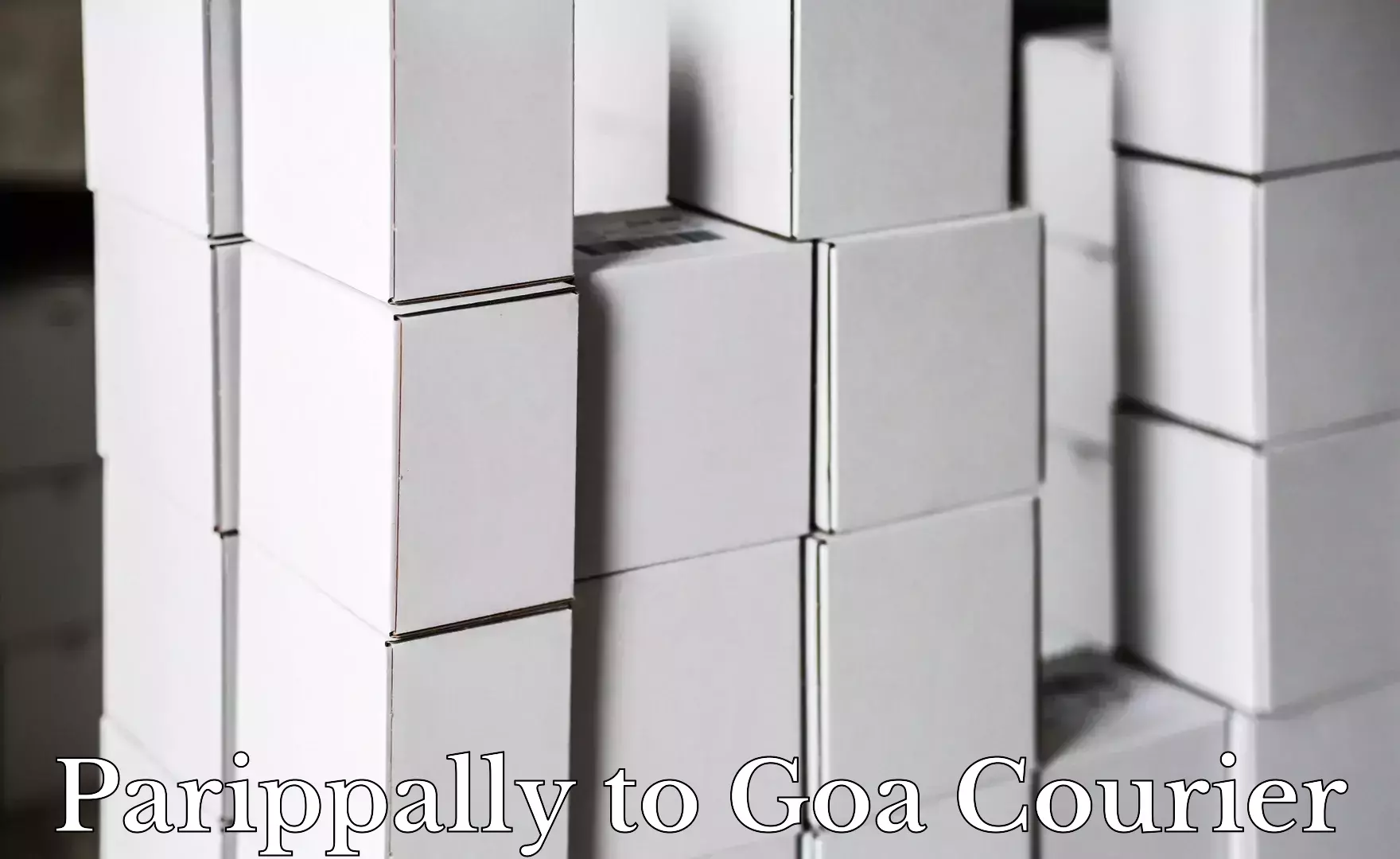 Courier tracking online Parippally to Goa