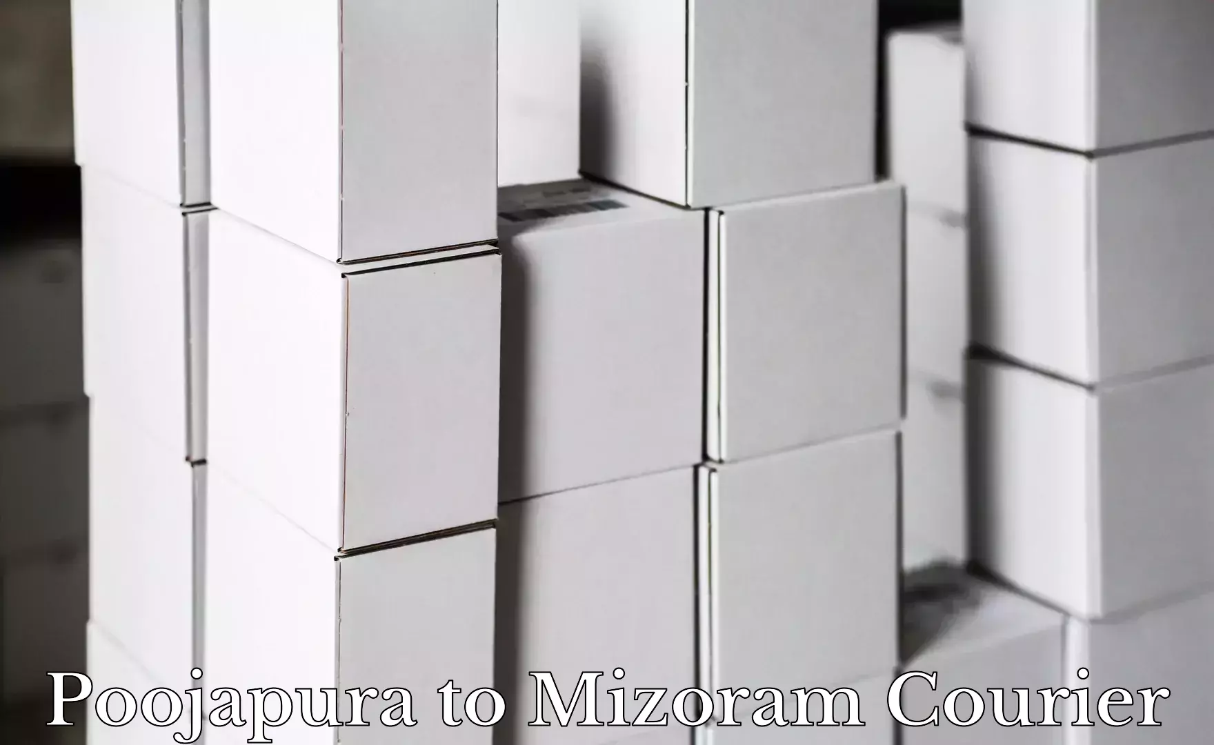 Business shipping needs in Poojapura to Mizoram University Aizawl