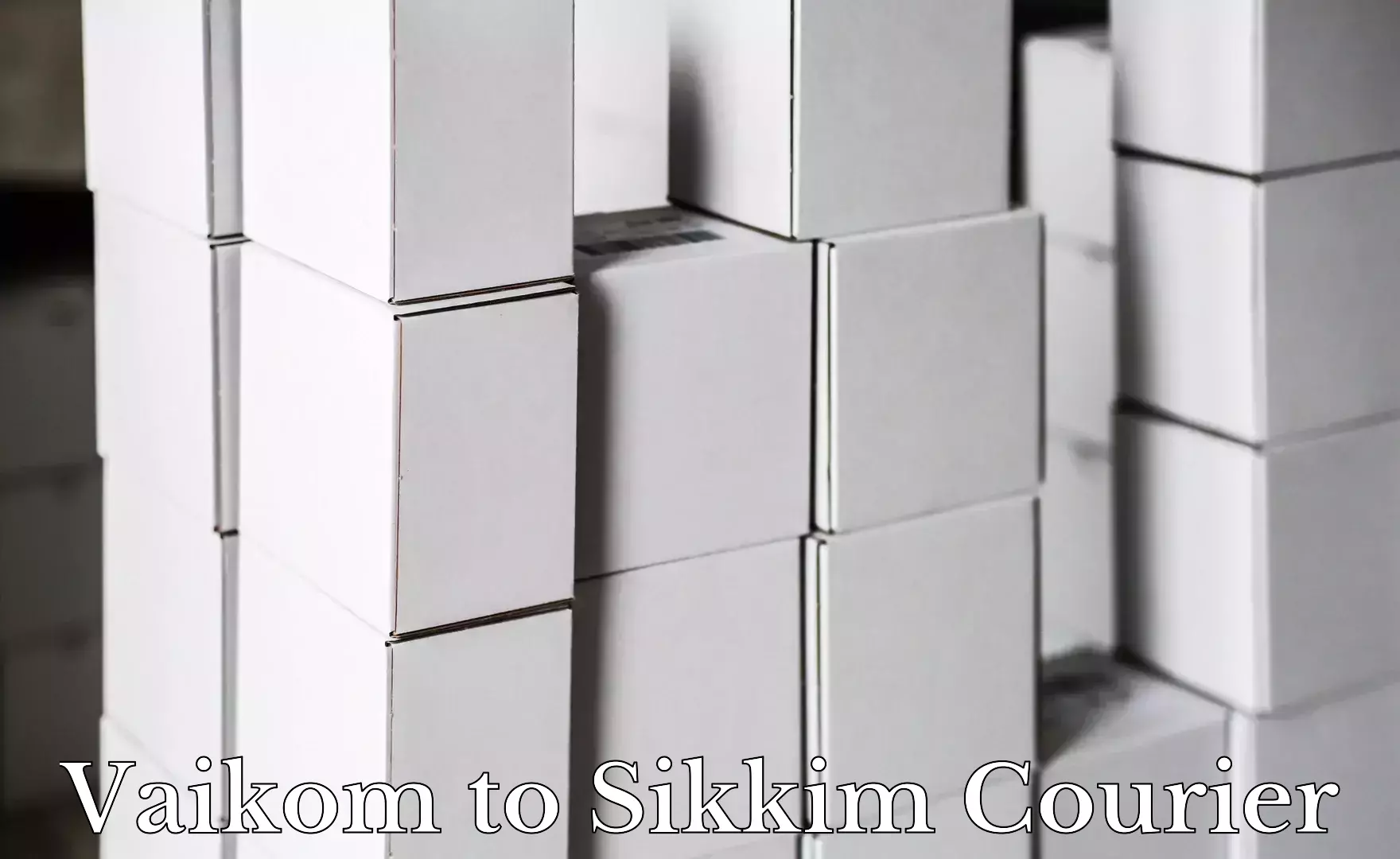 Custom courier packages Vaikom to Sikkim