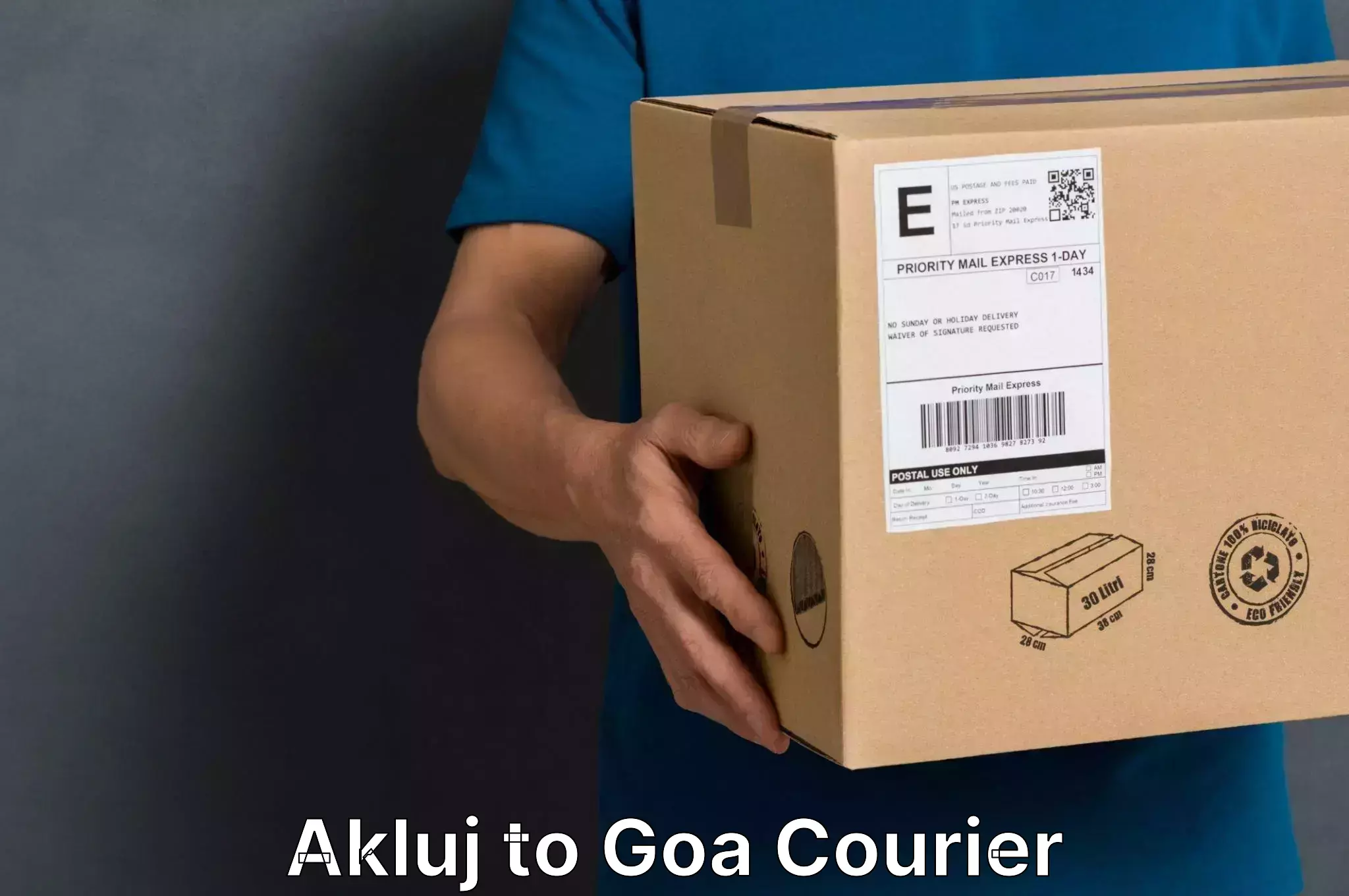 Comprehensive goods transport Akluj to Vasco da Gama