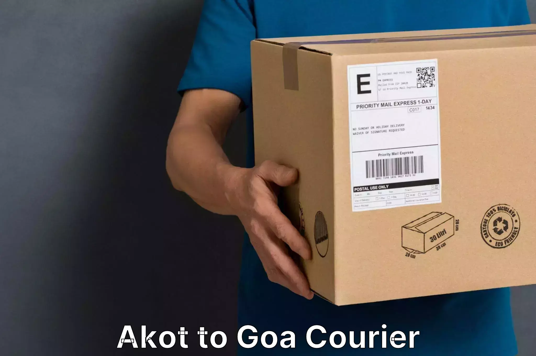 Efficient home goods movers Akot to IIT Goa