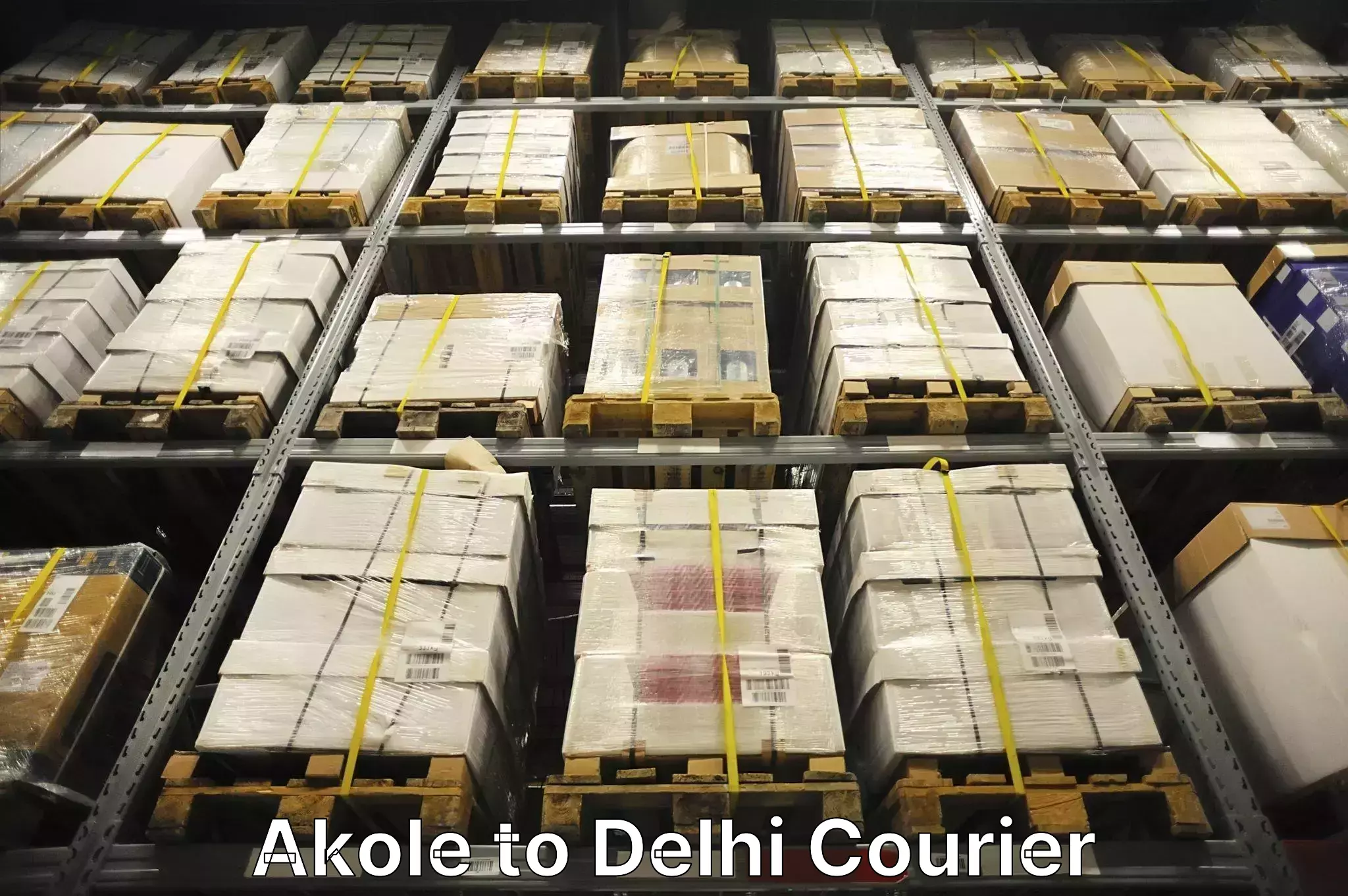 Reliable furniture transport Akole to Ashok Vihar