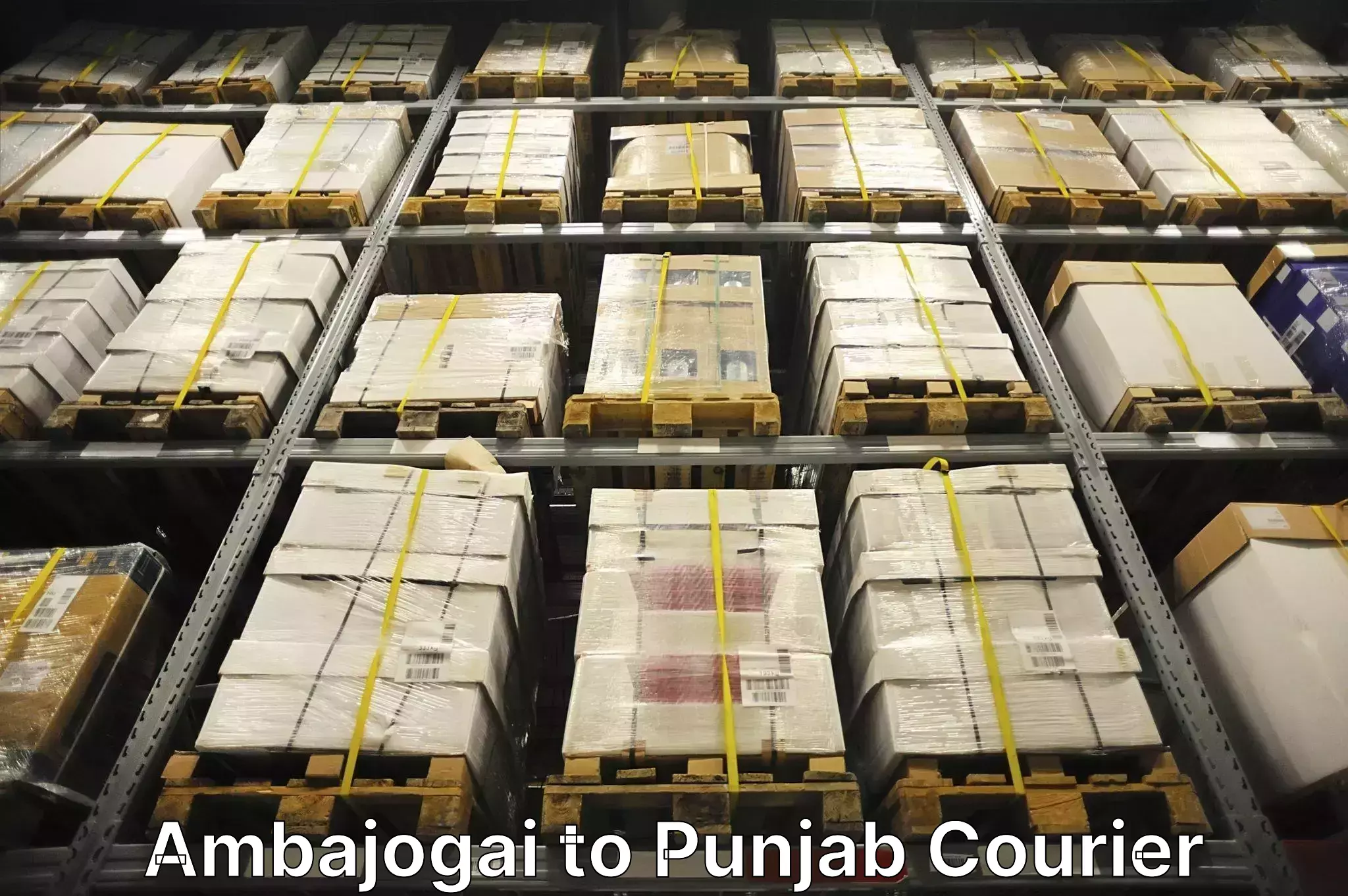 Household goods transport in Ambajogai to Rajpura