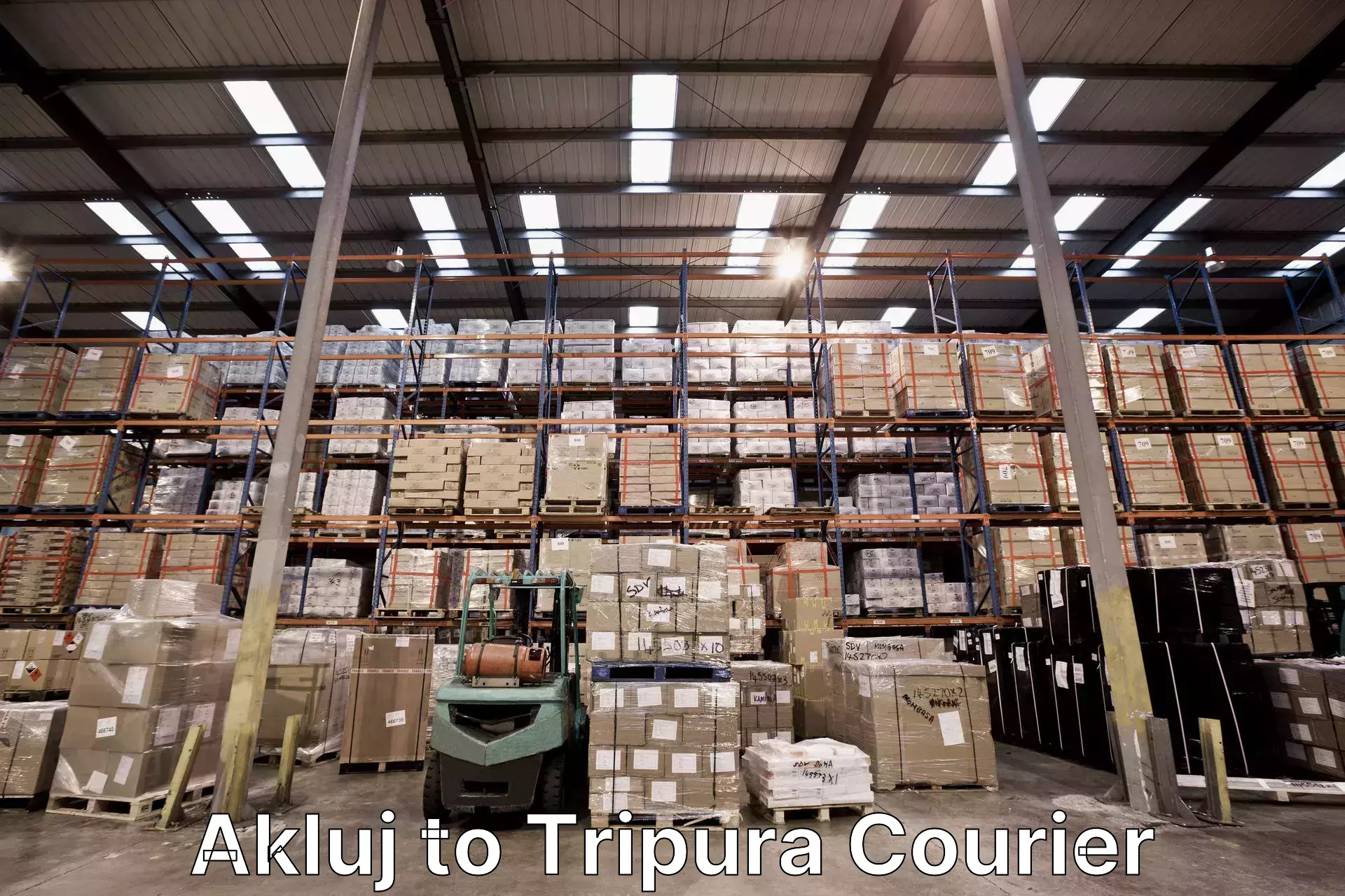 Custom relocation solutions Akluj to Udaipur Tripura