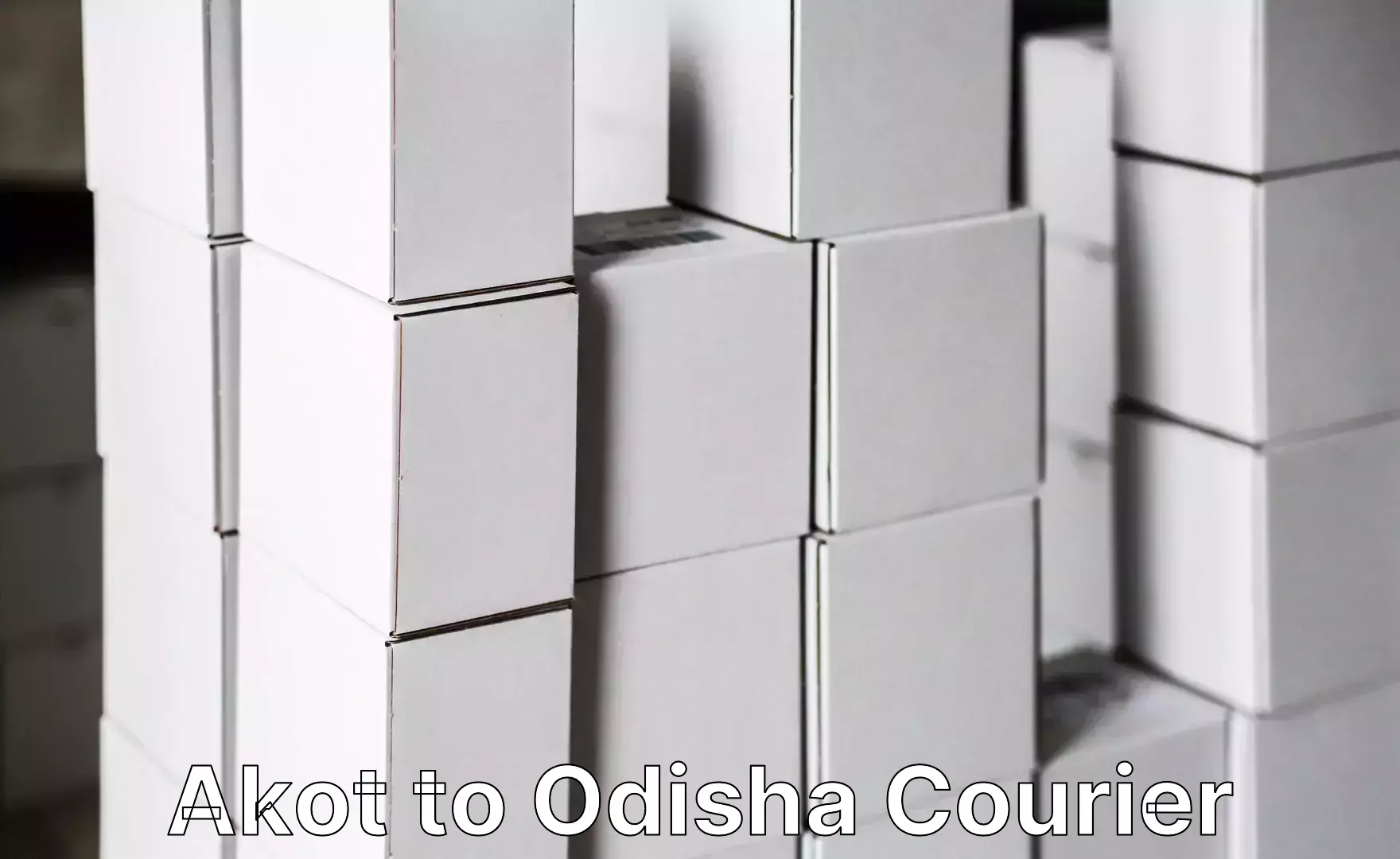 Reliable goods transport Akot to Odisha