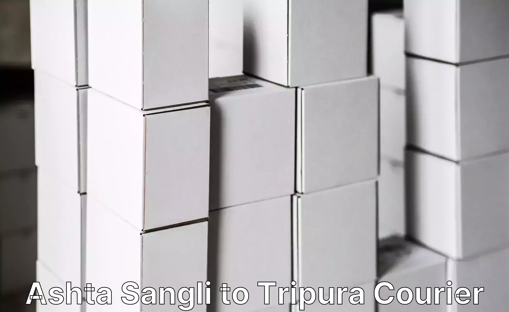 Household goods shipping Ashta Sangli to Udaipur Tripura