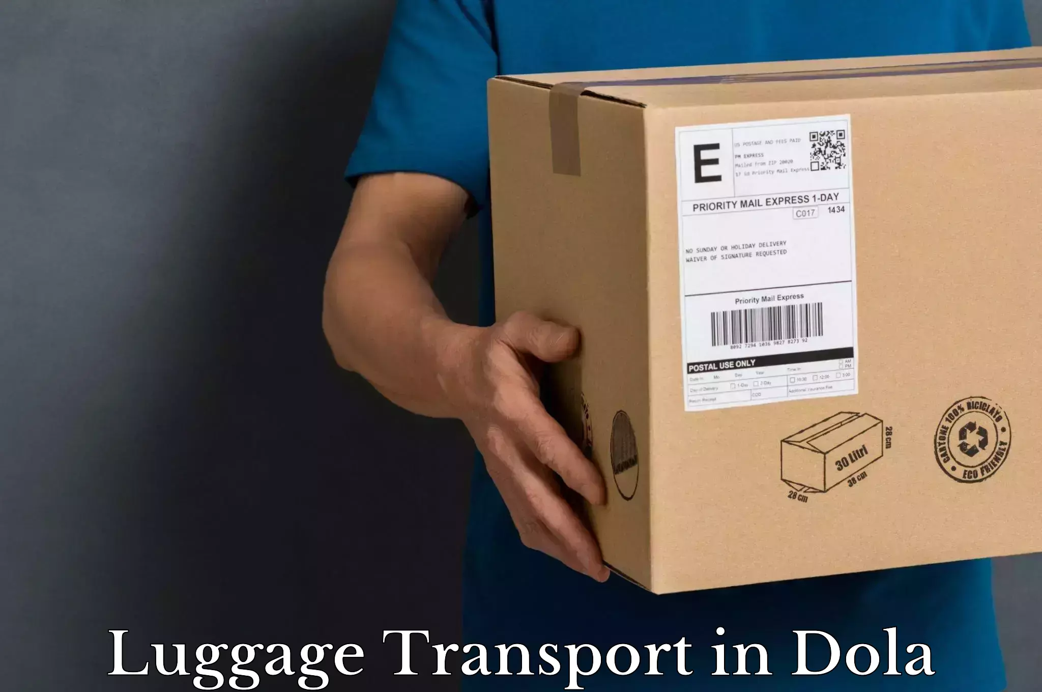 Luggage delivery network in Dola