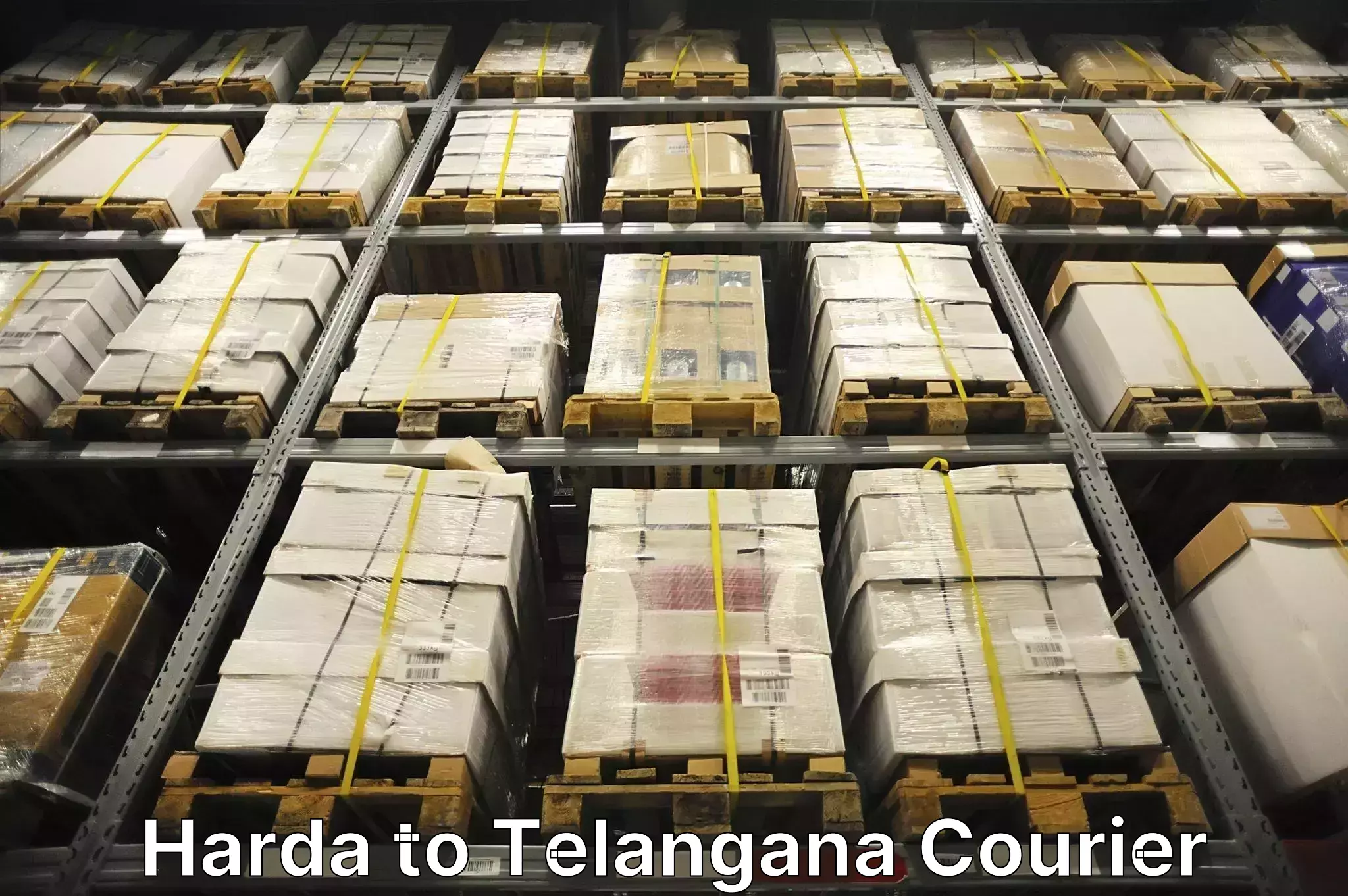 Electronic items luggage shipping Harda to Telangana