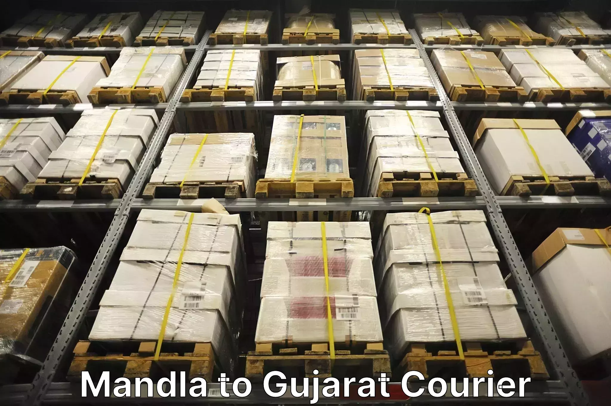 Urban luggage shipping Mandla to Gujarat