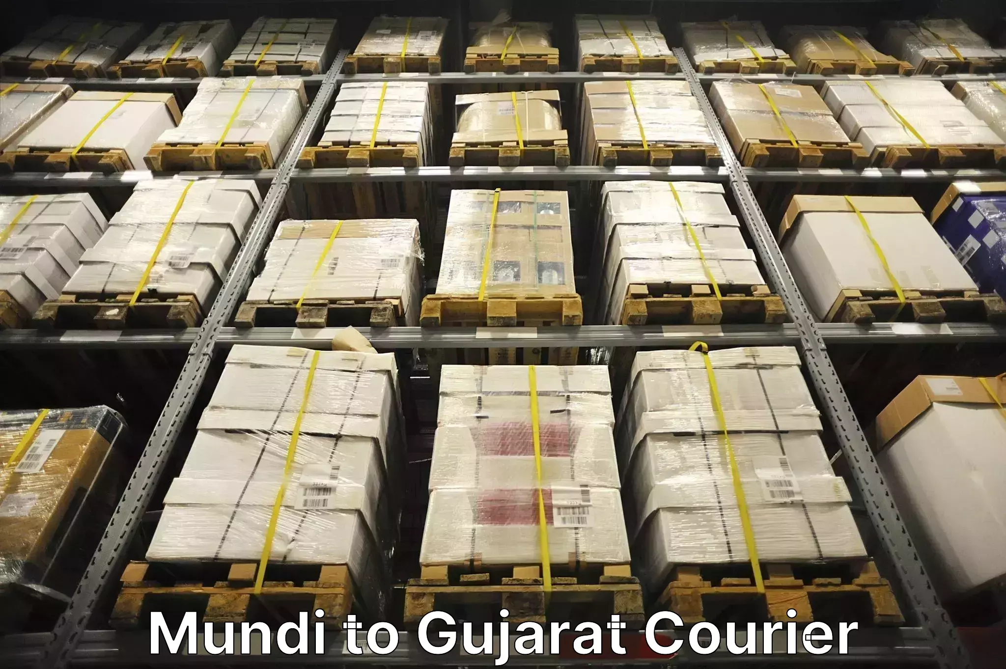 Baggage courier service Mundi to Kandla Port