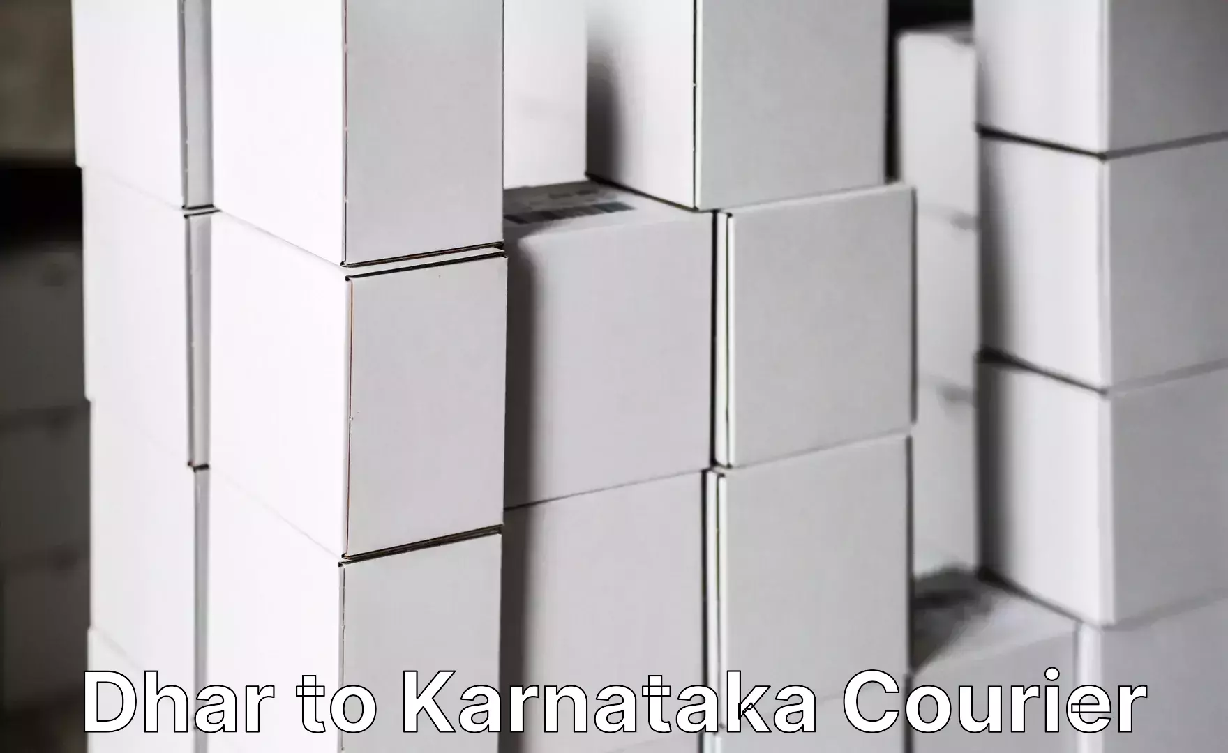 Luggage shipping specialists in Dhar to Karnataka