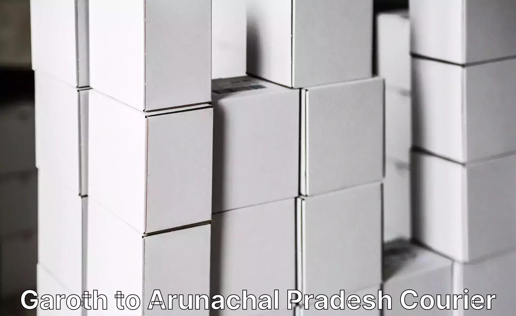 Doorstep luggage collection Garoth to Arunachal Pradesh