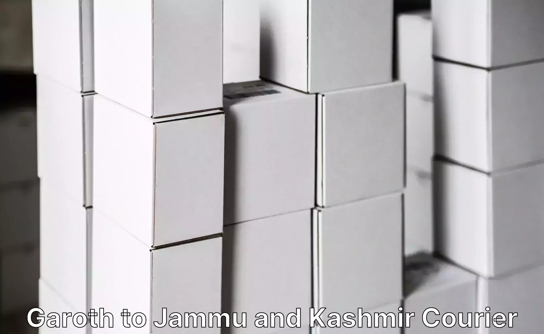 Baggage delivery estimate Garoth to Jammu and Kashmir