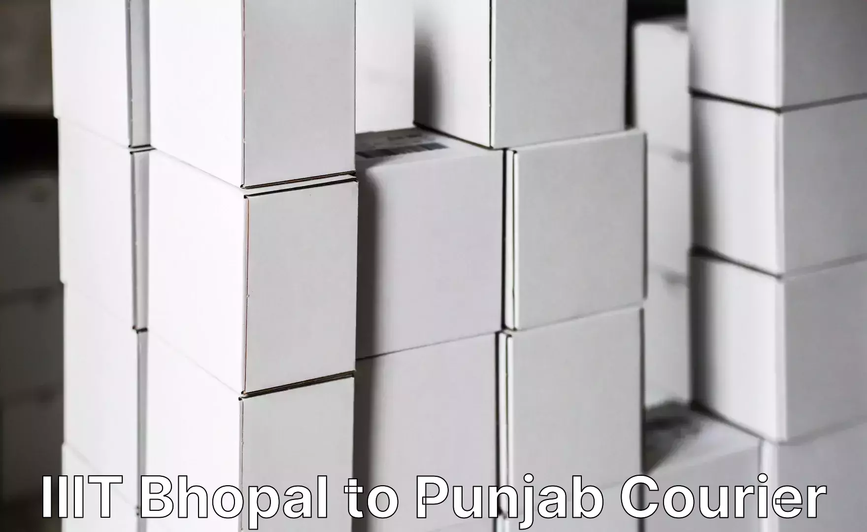 Round trip baggage courier IIIT Bhopal to Punjab