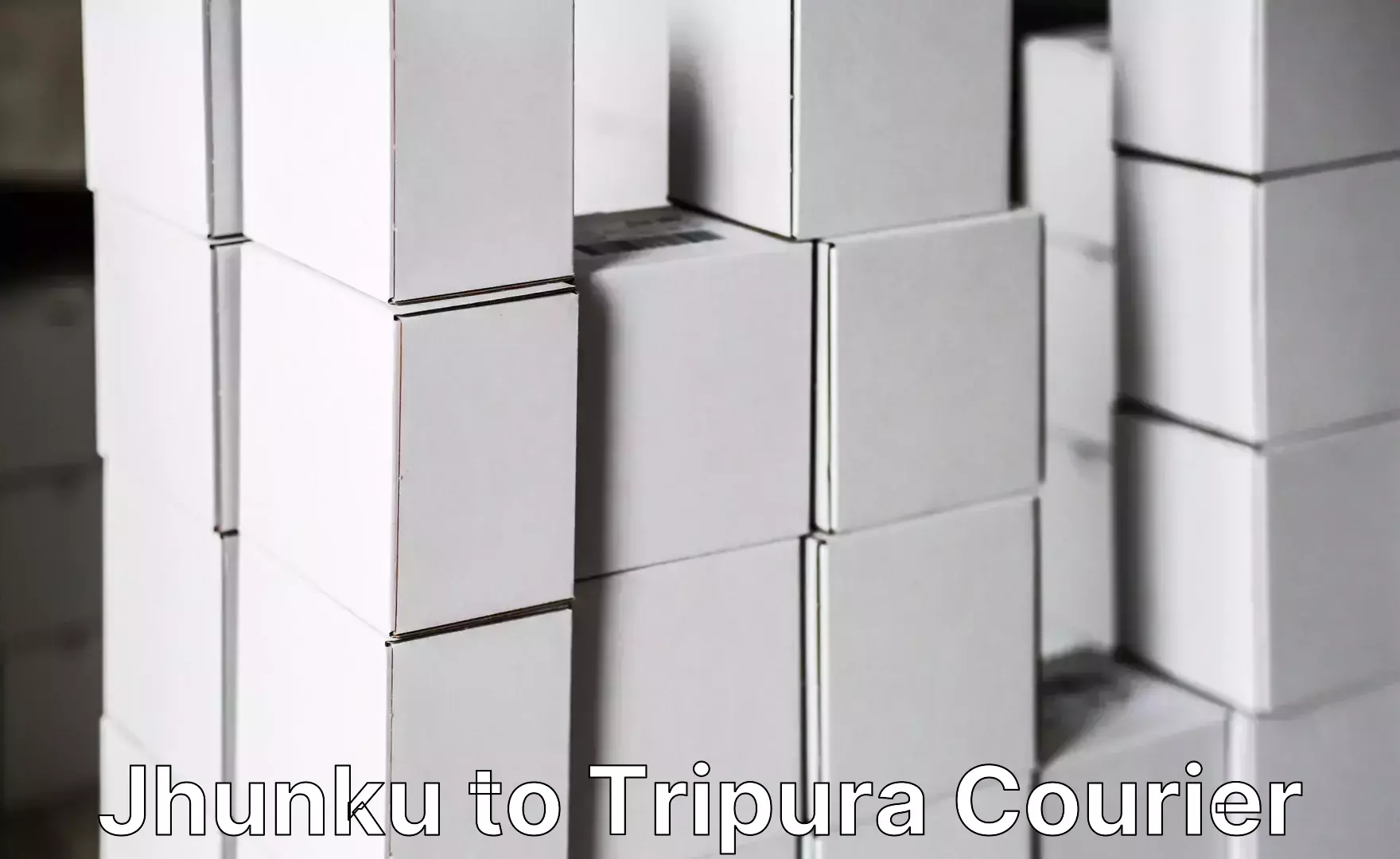 Luggage courier excellence Jhunku to Tripura