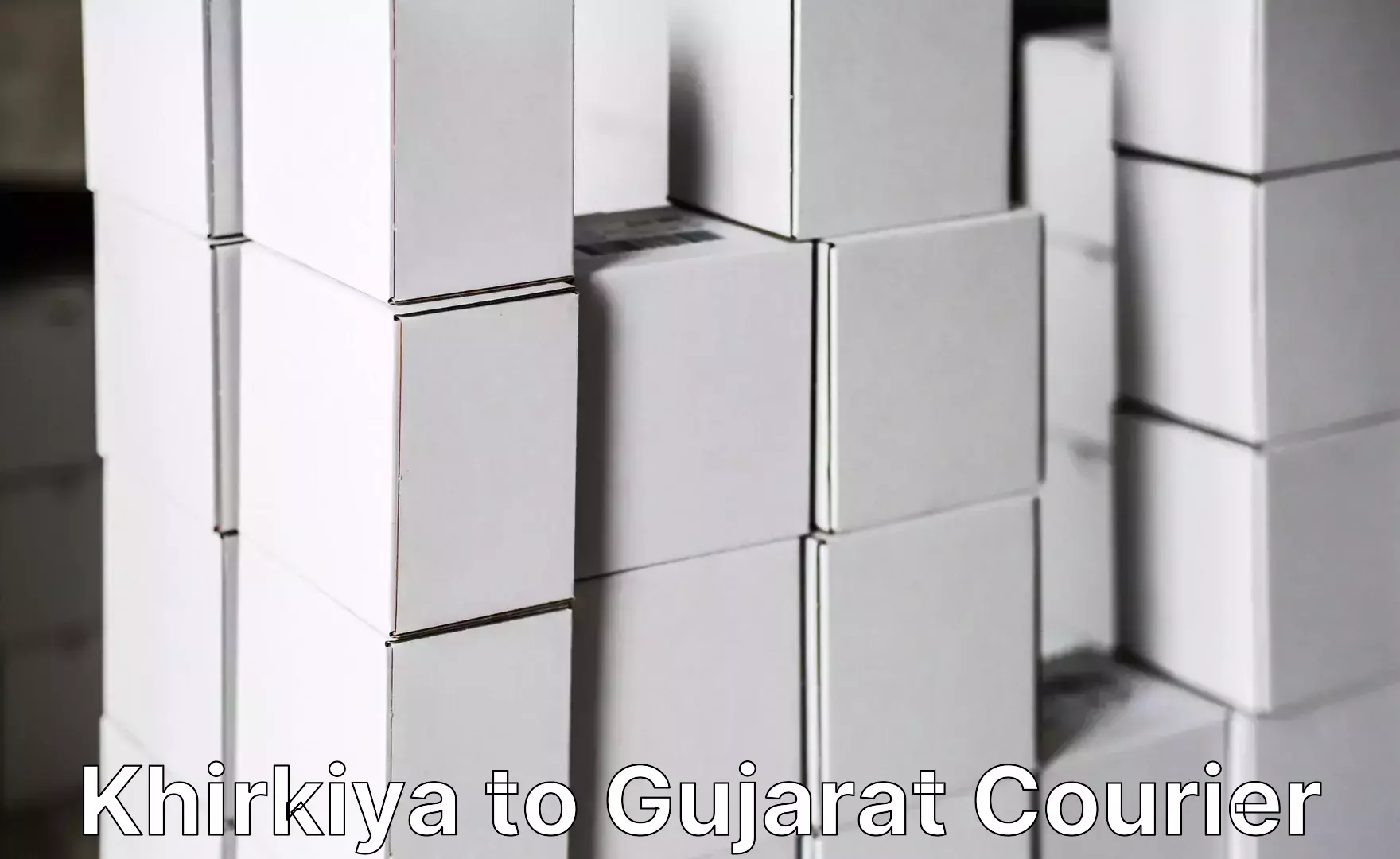 Citywide baggage courier Khirkiya to Gujarat