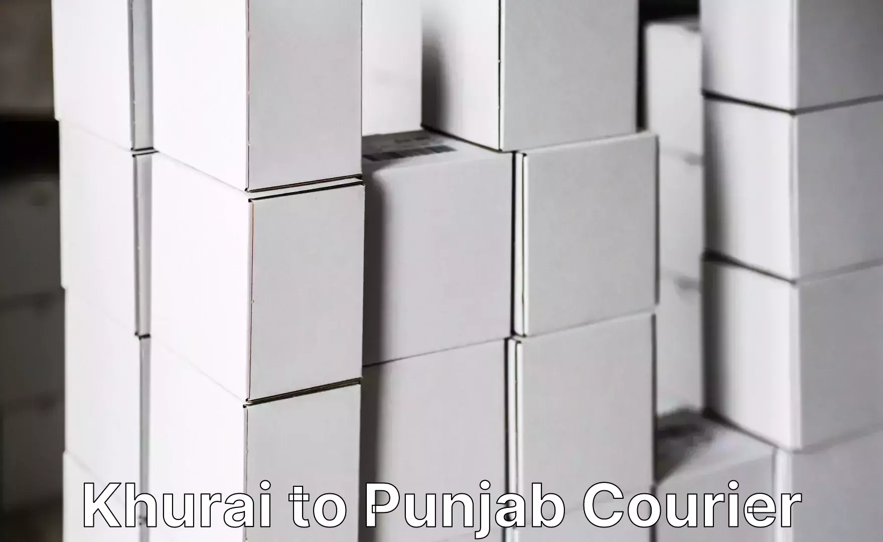 Overnight luggage courier Khurai to Punjab