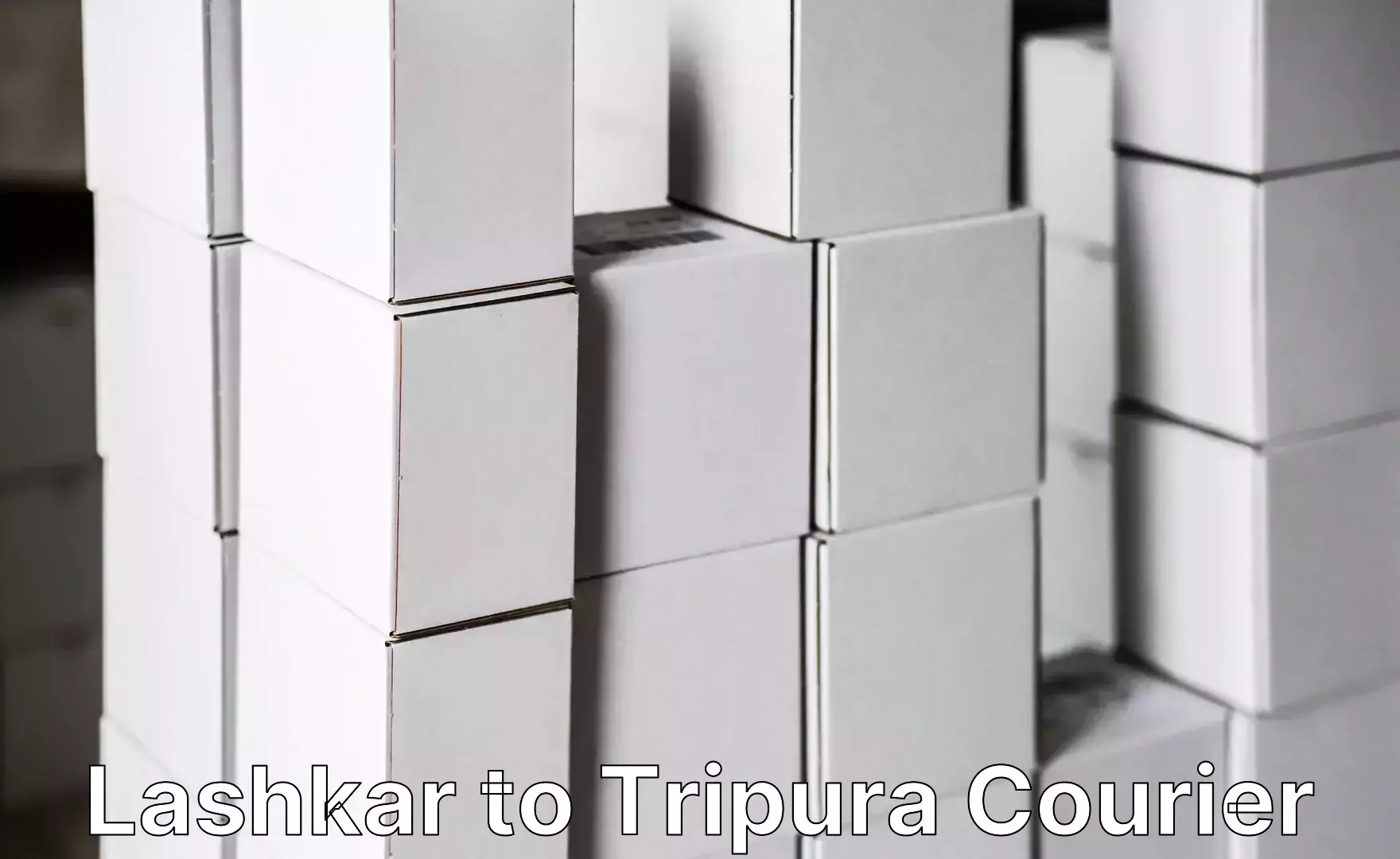 Direct baggage courier Lashkar to Tripura