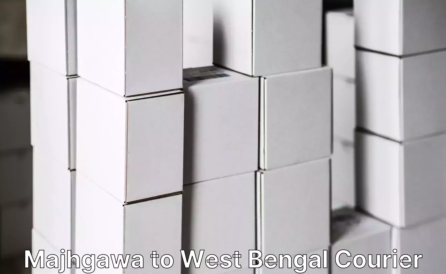 Overnight baggage shipping Majhgawa to West Bengal