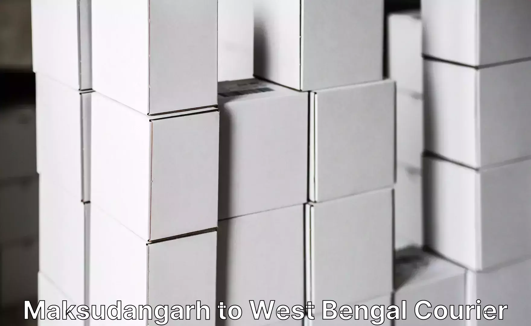 Budget-friendly baggage courier in Maksudangarh to West Bengal