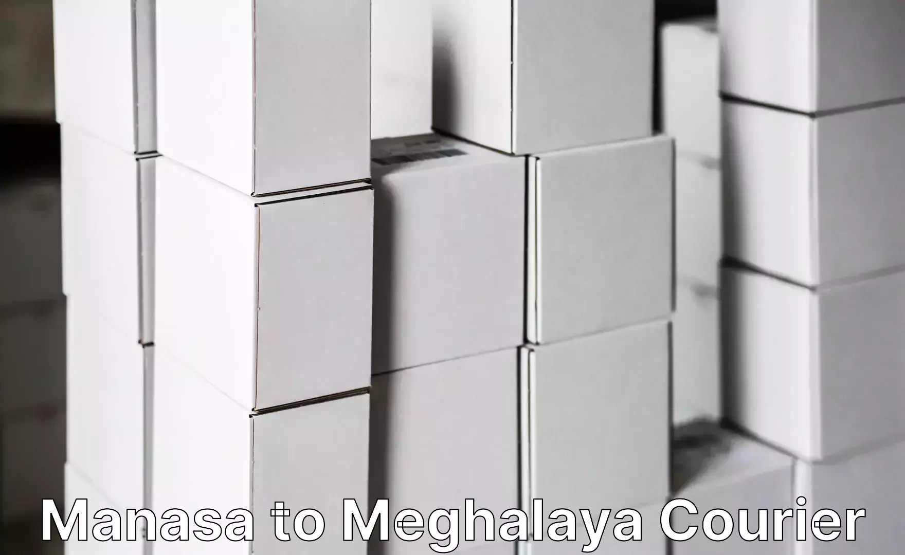 Global baggage shipping Manasa to Meghalaya