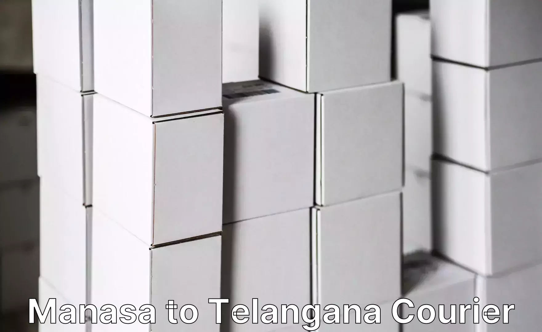 Overnight luggage courier Manasa to Telangana