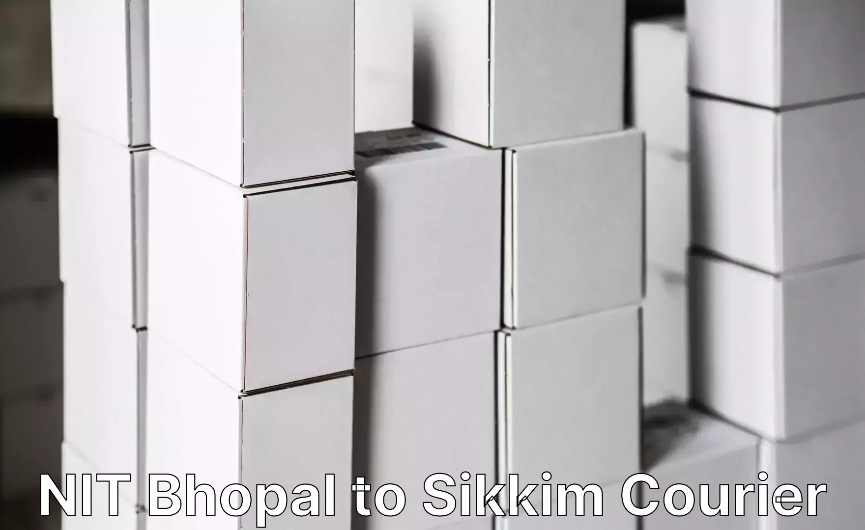 Efficient baggage courier system in NIT Bhopal to Sikkim