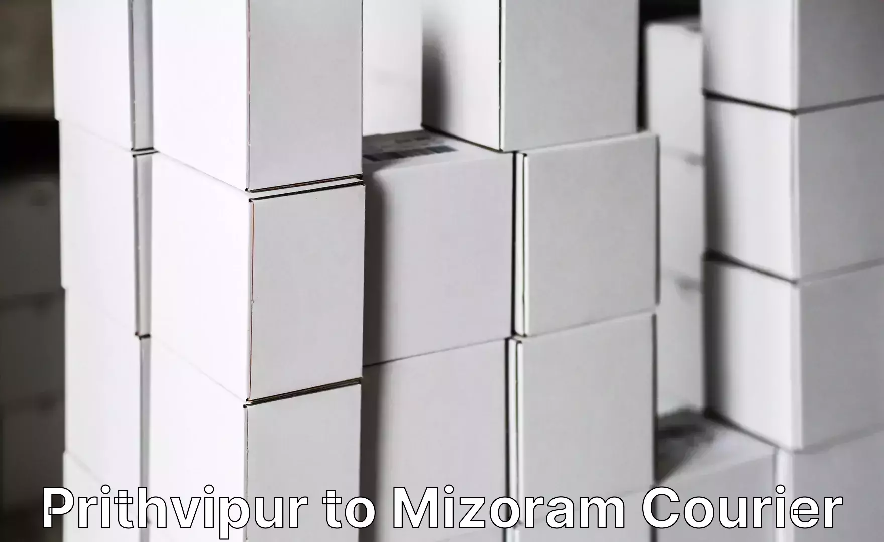 Premium luggage courier Prithvipur to Mizoram