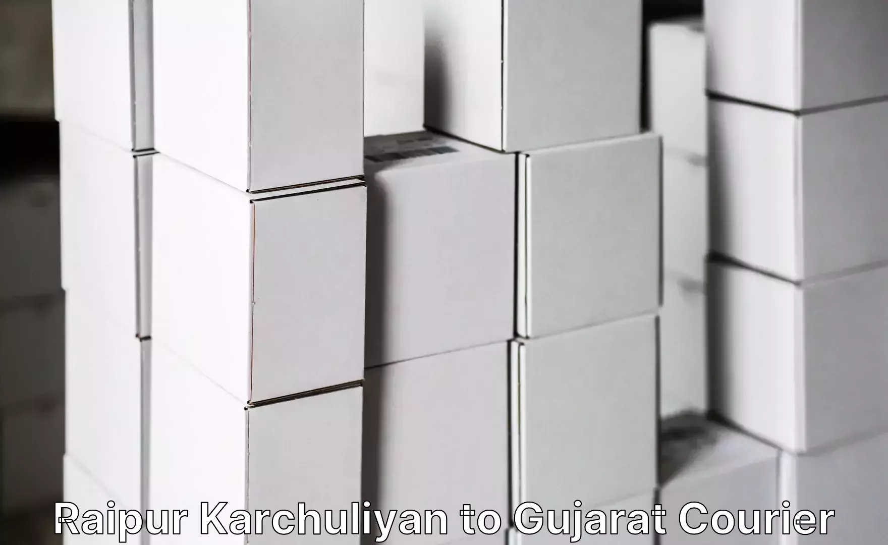 Luggage shipping guide Raipur Karchuliyan to Gujarat