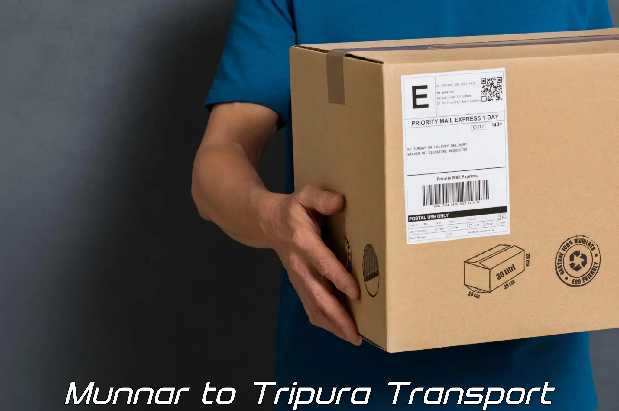 Express transport services Munnar to Tripura