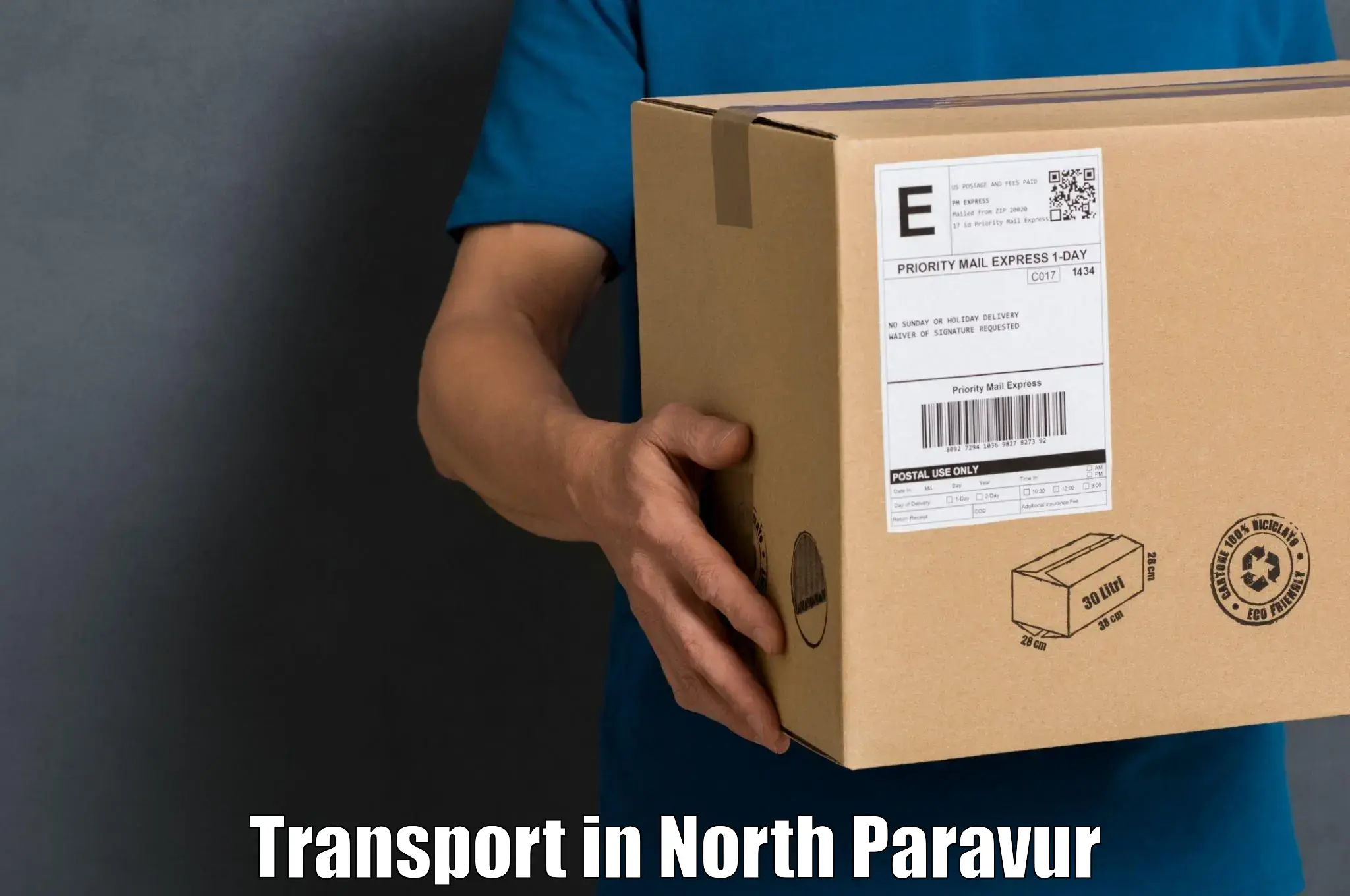 Domestic goods transportation services in North Paravur
