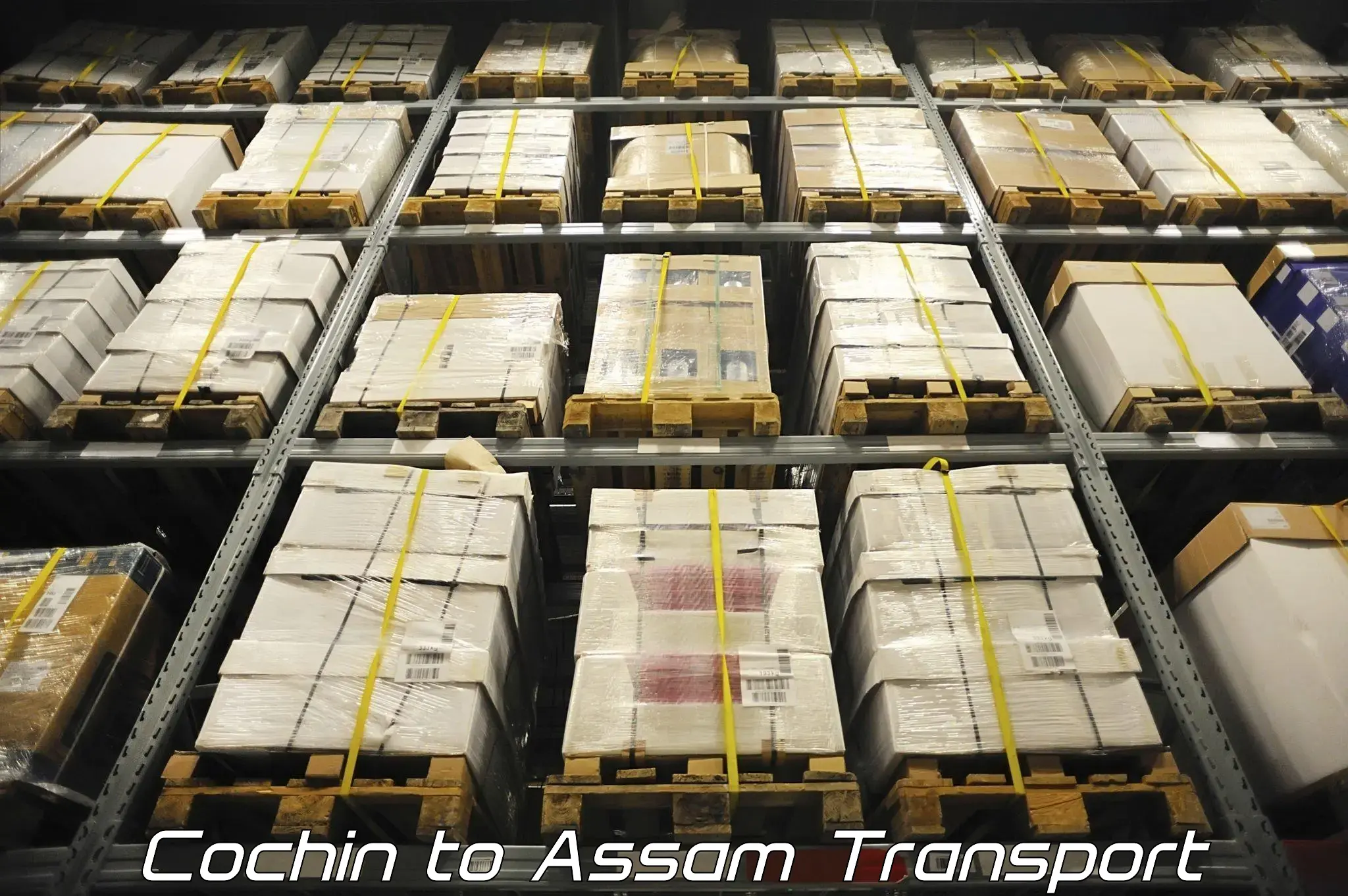 Domestic goods transportation services Cochin to Sivasagar