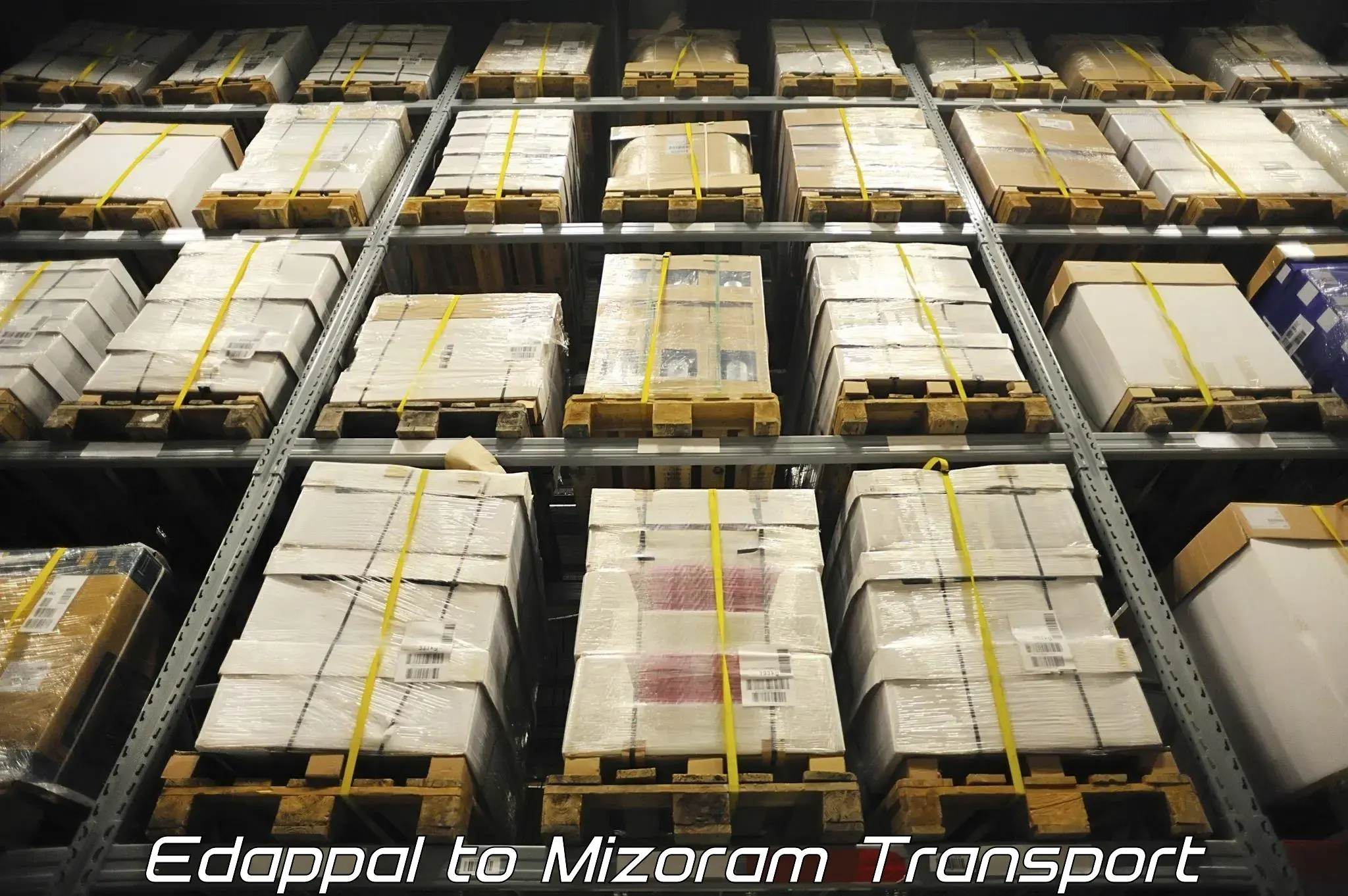 Road transport online services Edappal to Mizoram University Aizawl