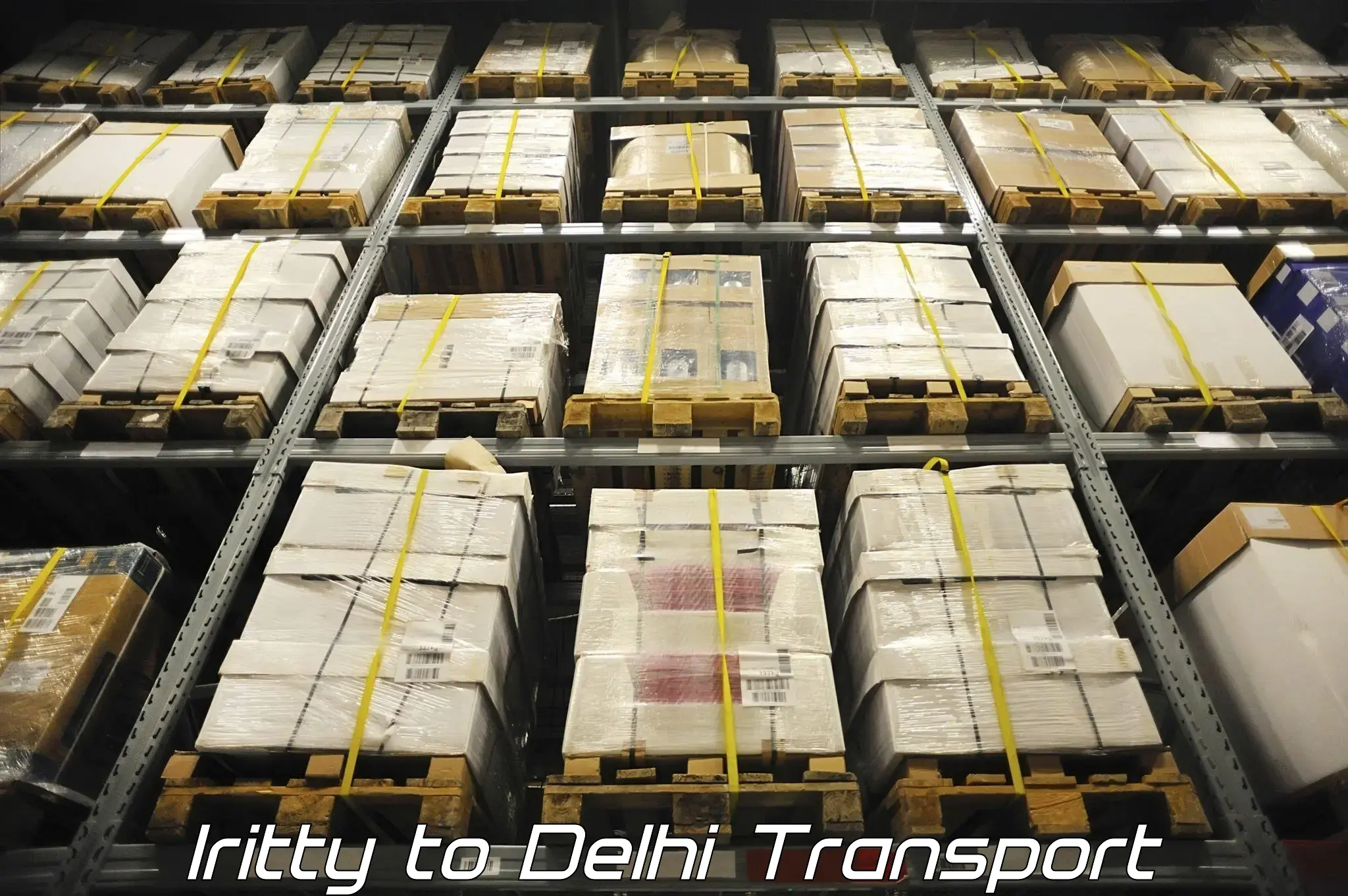 Container transportation services Iritty to Delhi Technological University DTU