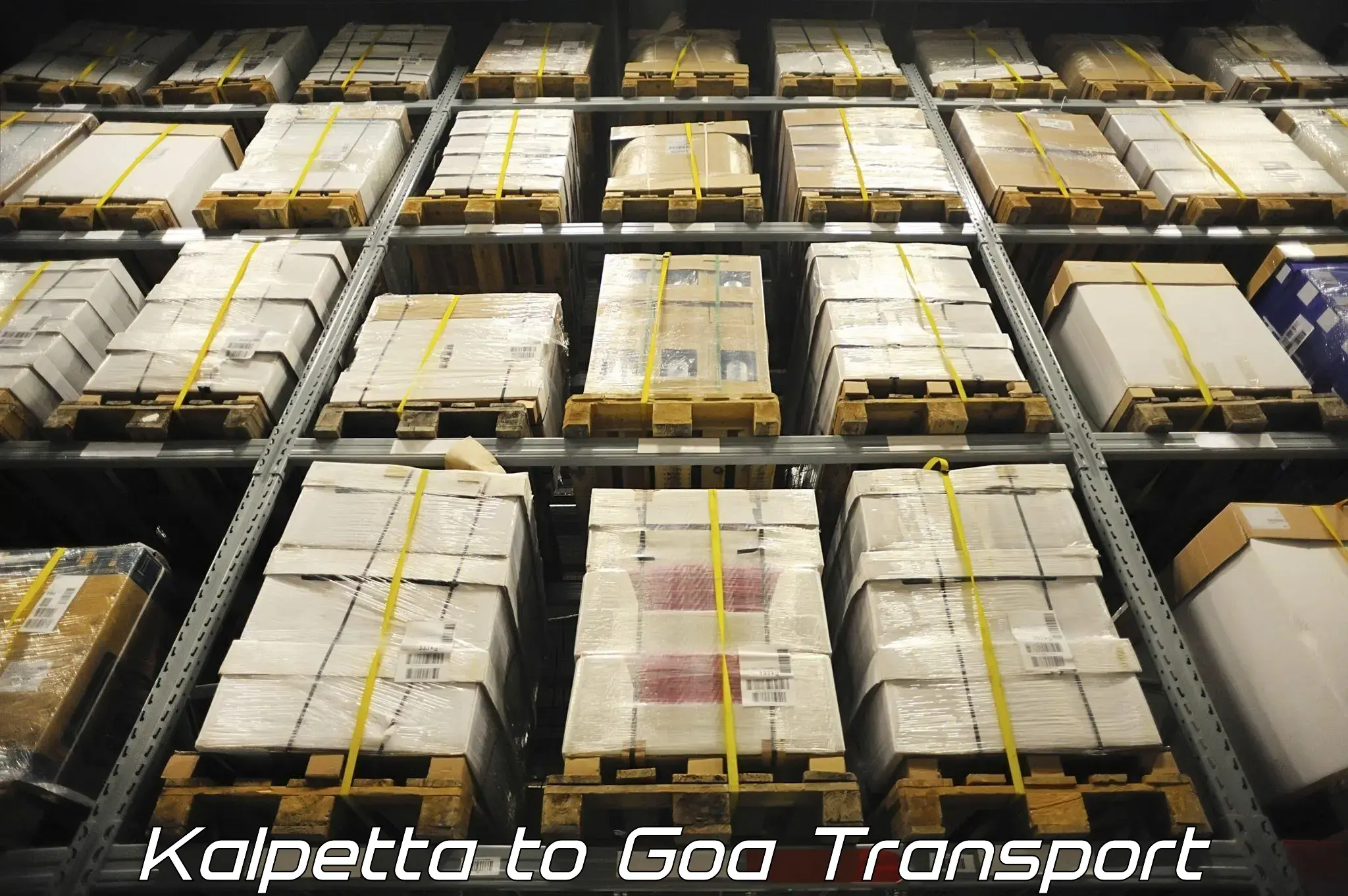 Vehicle transport services Kalpetta to Goa University