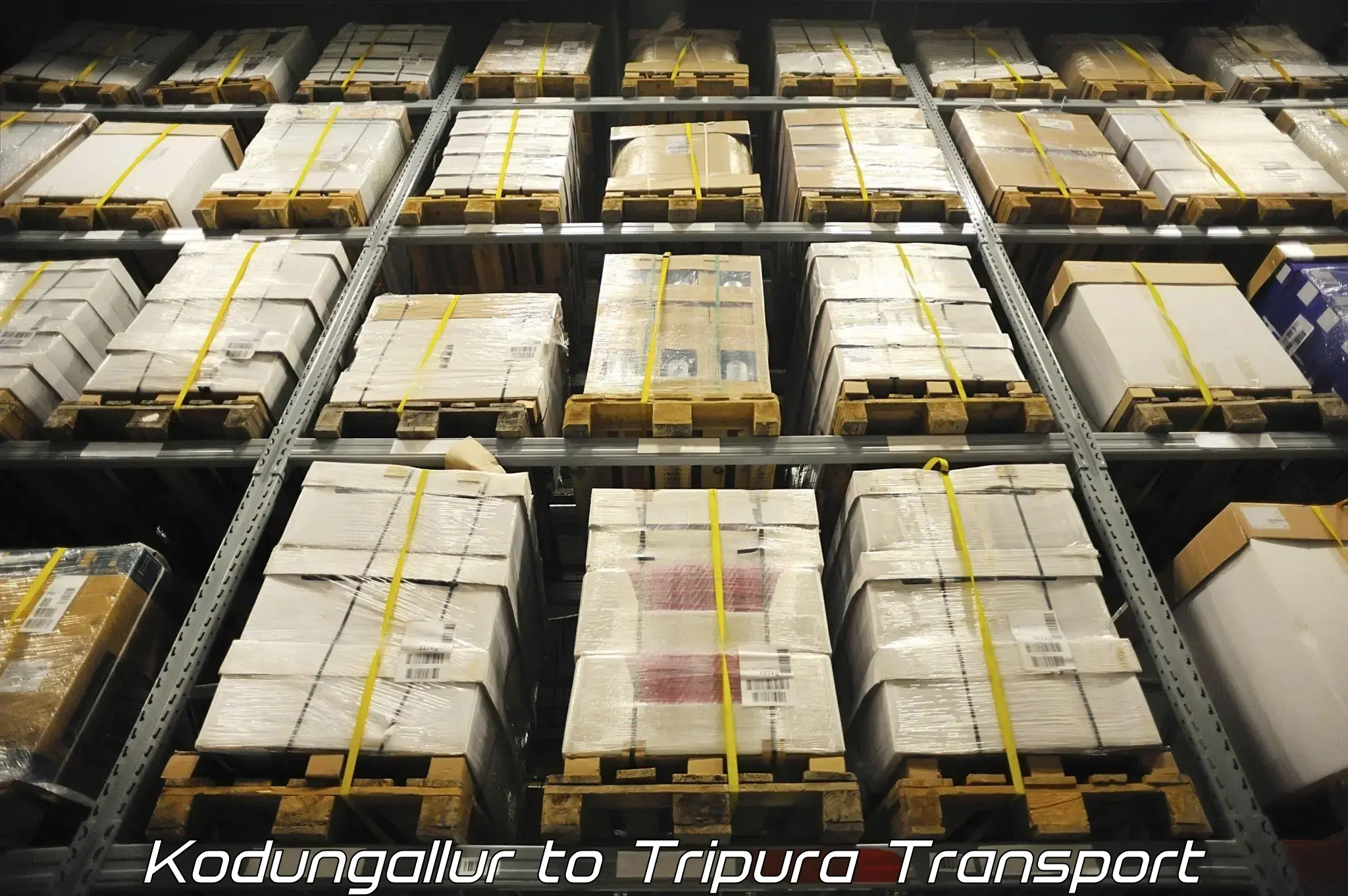 Truck transport companies in India Kodungallur to North Tripura