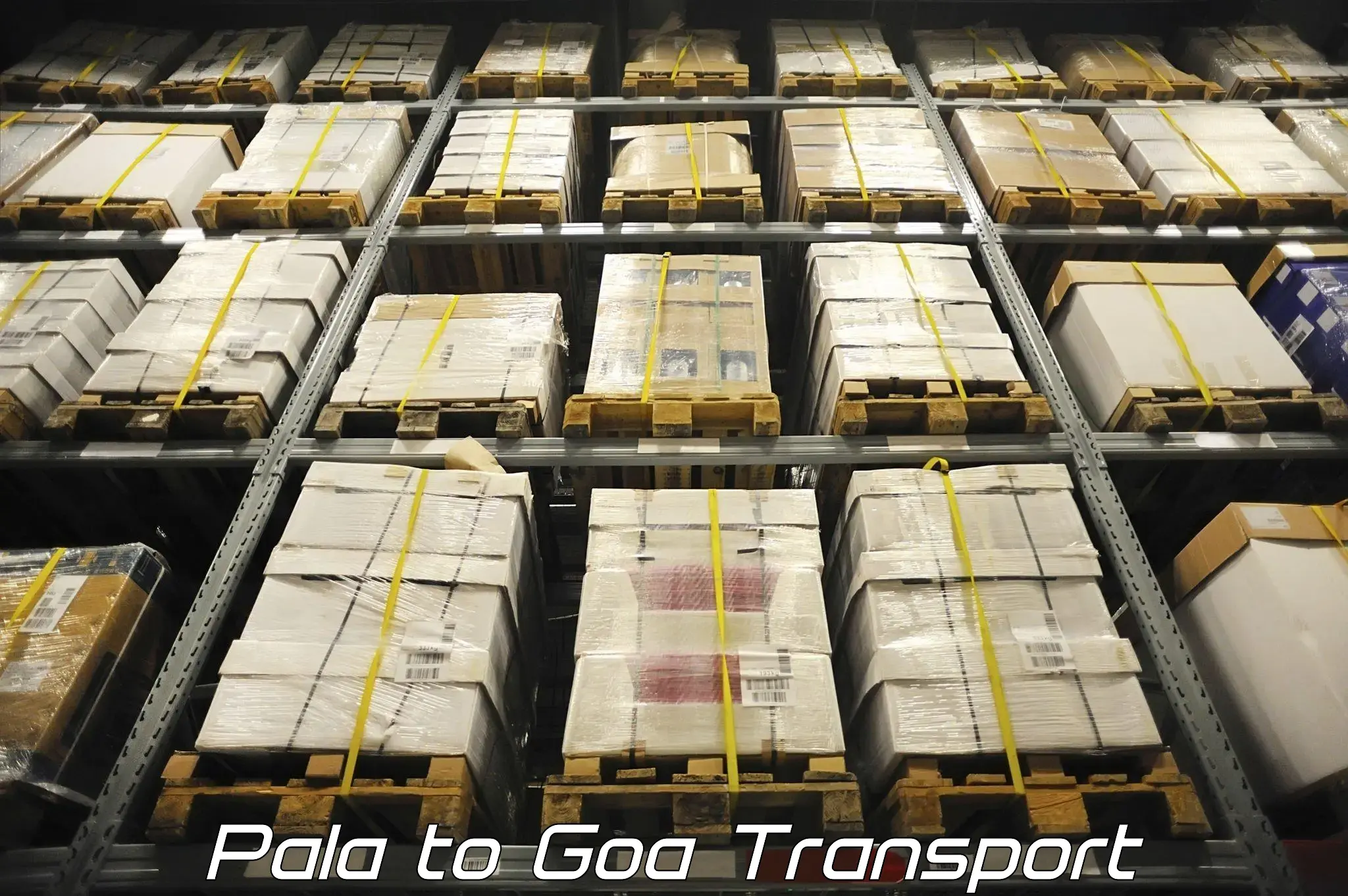 Lorry transport service Pala to Goa