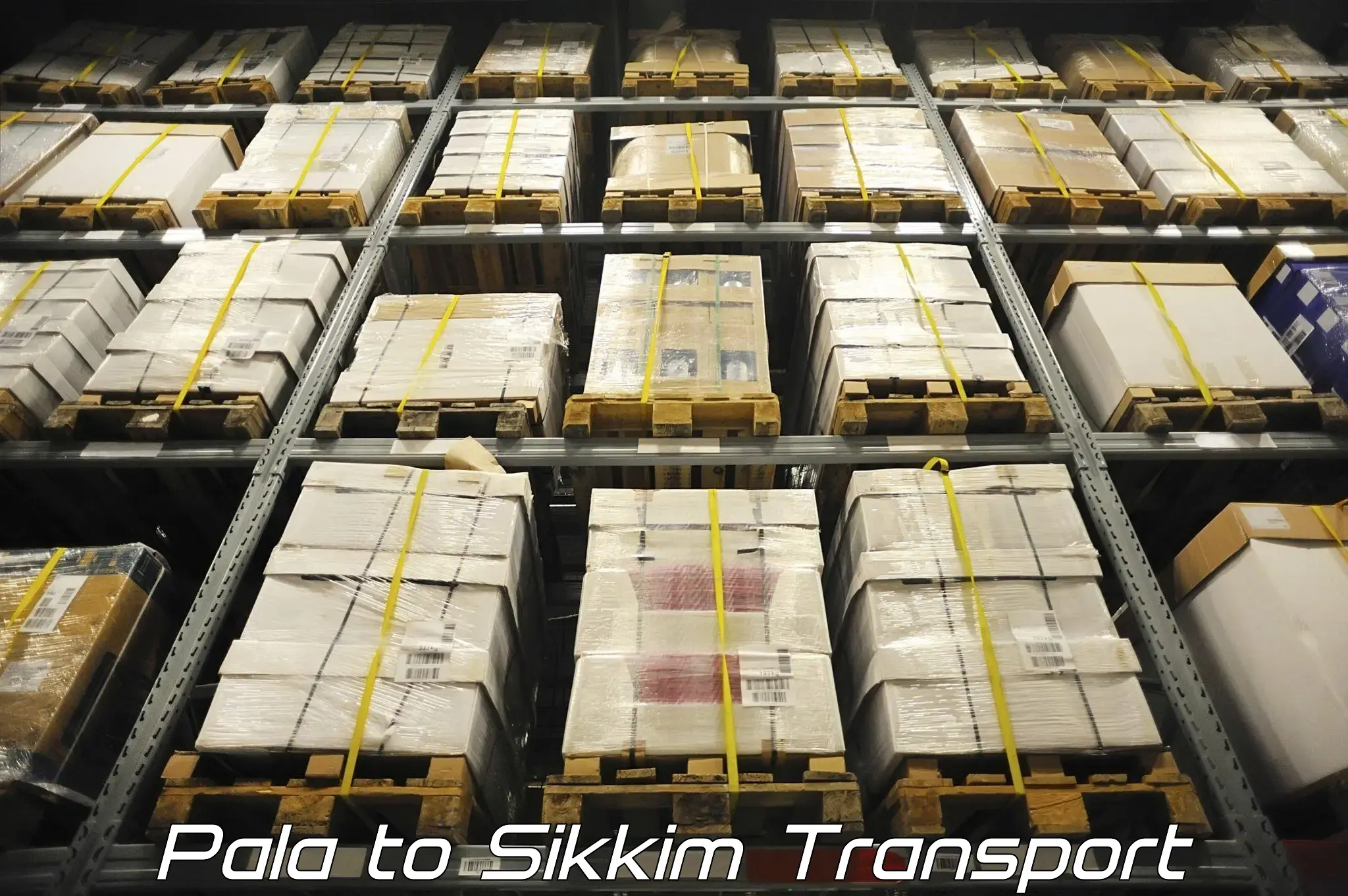 Cargo transport services in Pala to West Sikkim